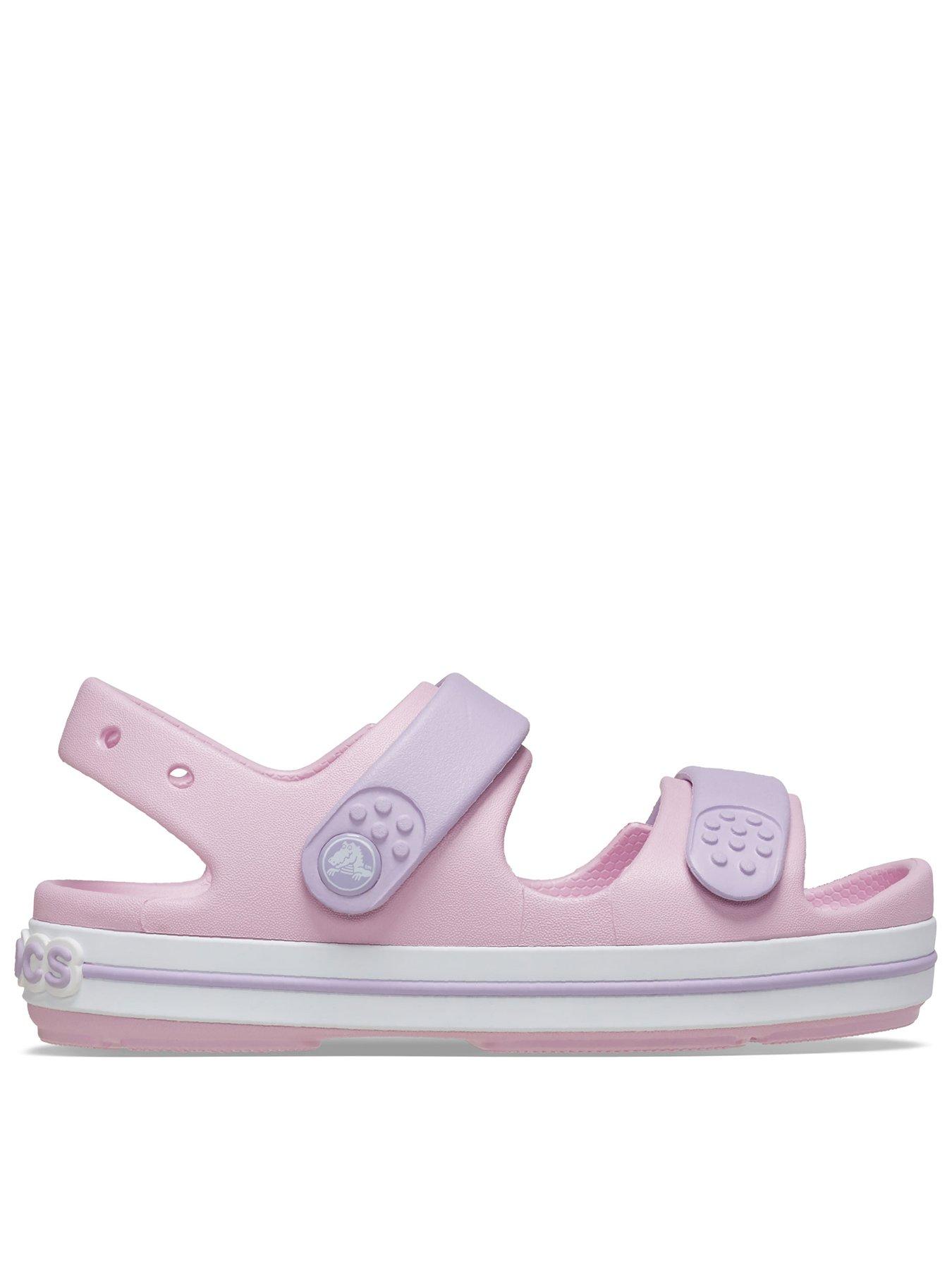 Crocs Kids Crocband Cruiser Sandal - Ballerina/lavender