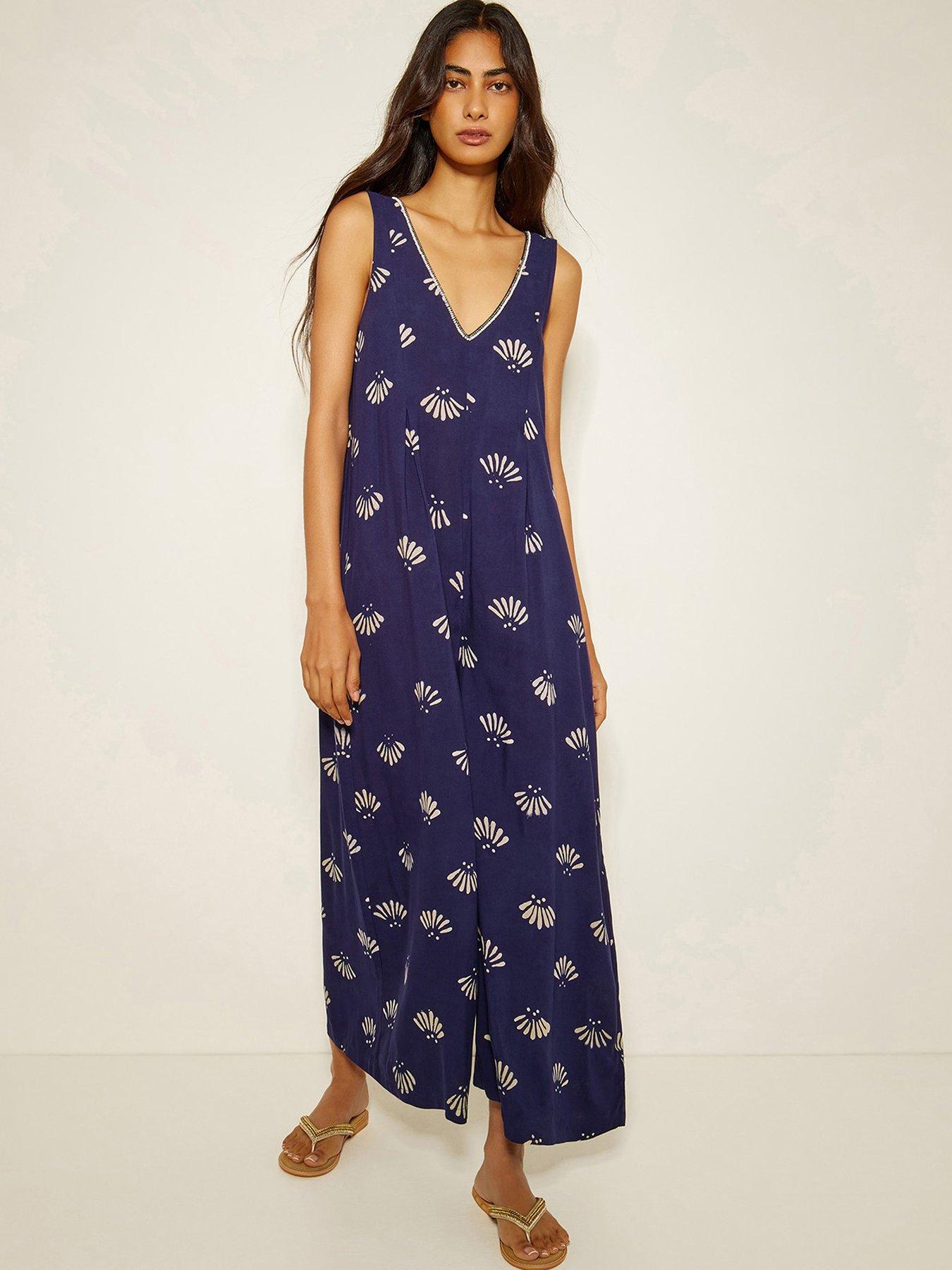 undefined Briana Jumpsuit - Navy