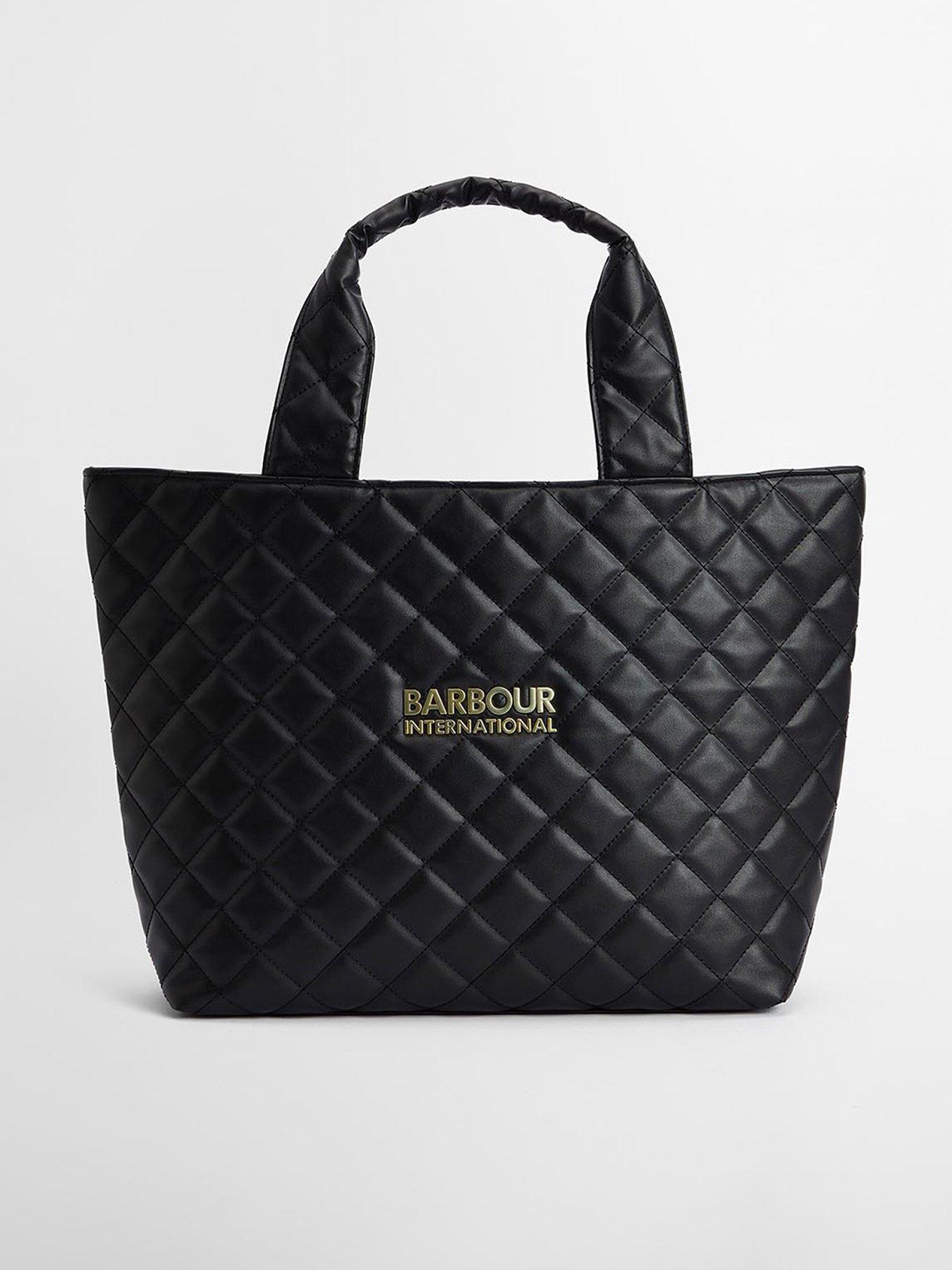 undefined Battersea Quilted Mini Tote Bag- Black