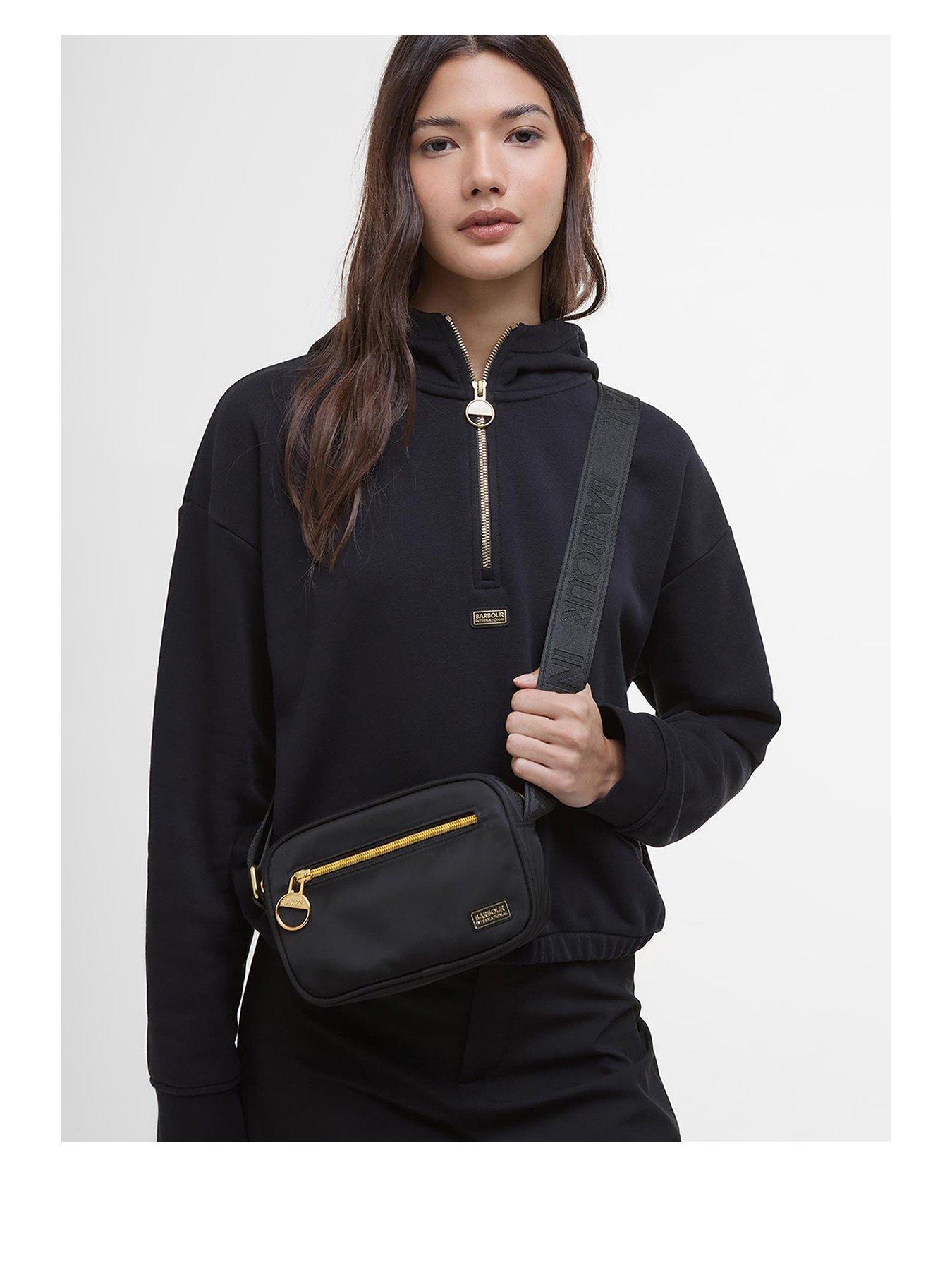 Barbour International Micro Crossbody Bag - Black