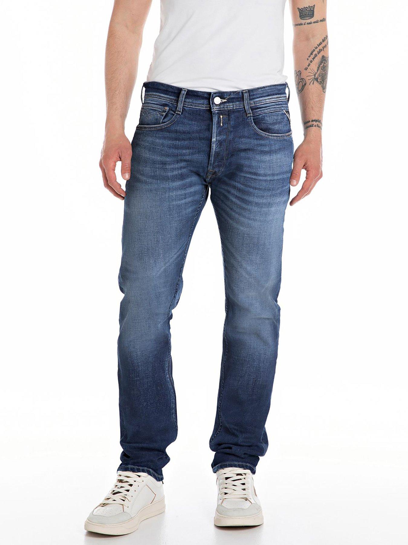 00s archive Replay STRAIGHT Blue denim 00s y2k replay wide 