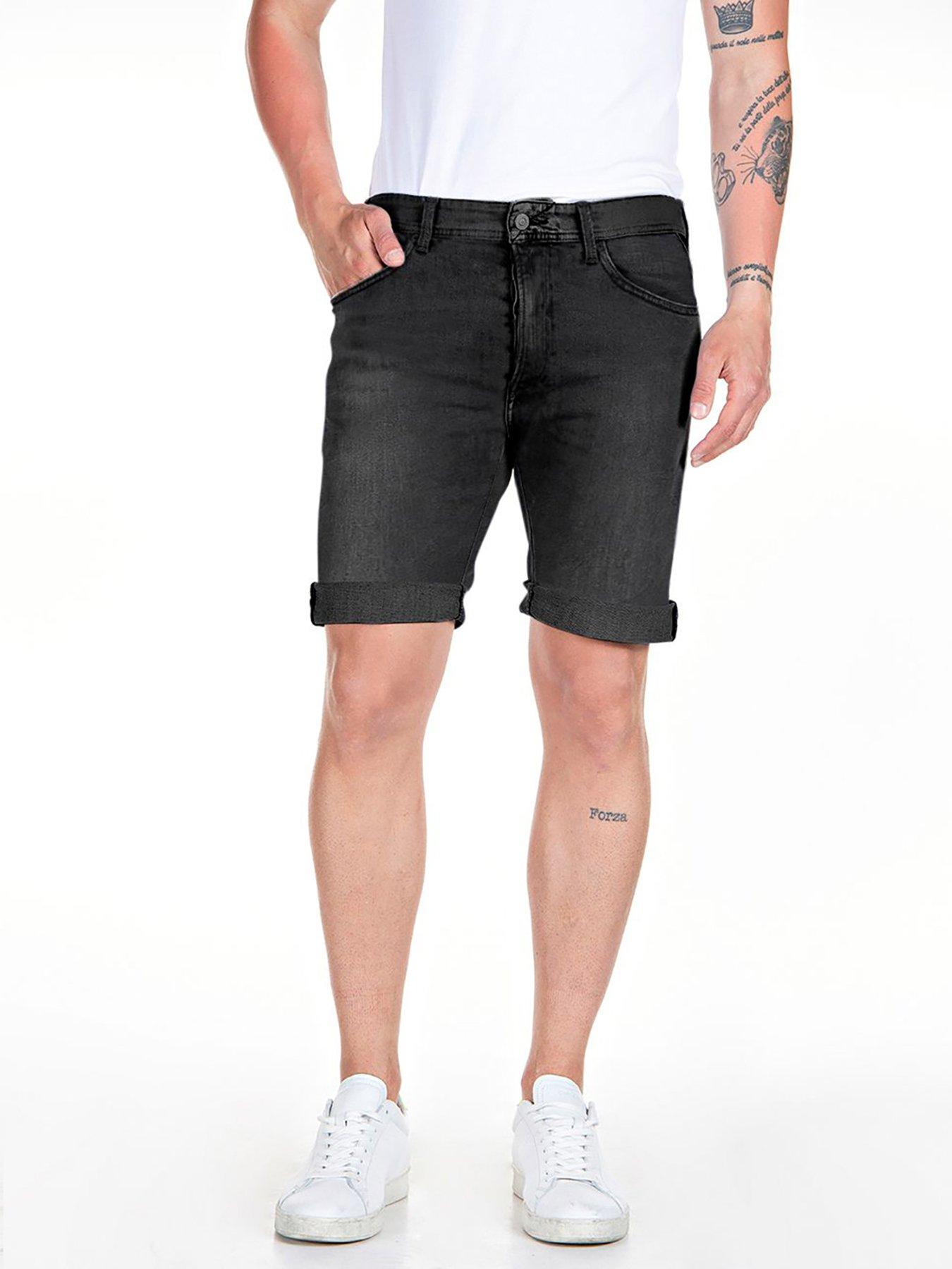 undefined 981 Denim Shorts- Dark Grey