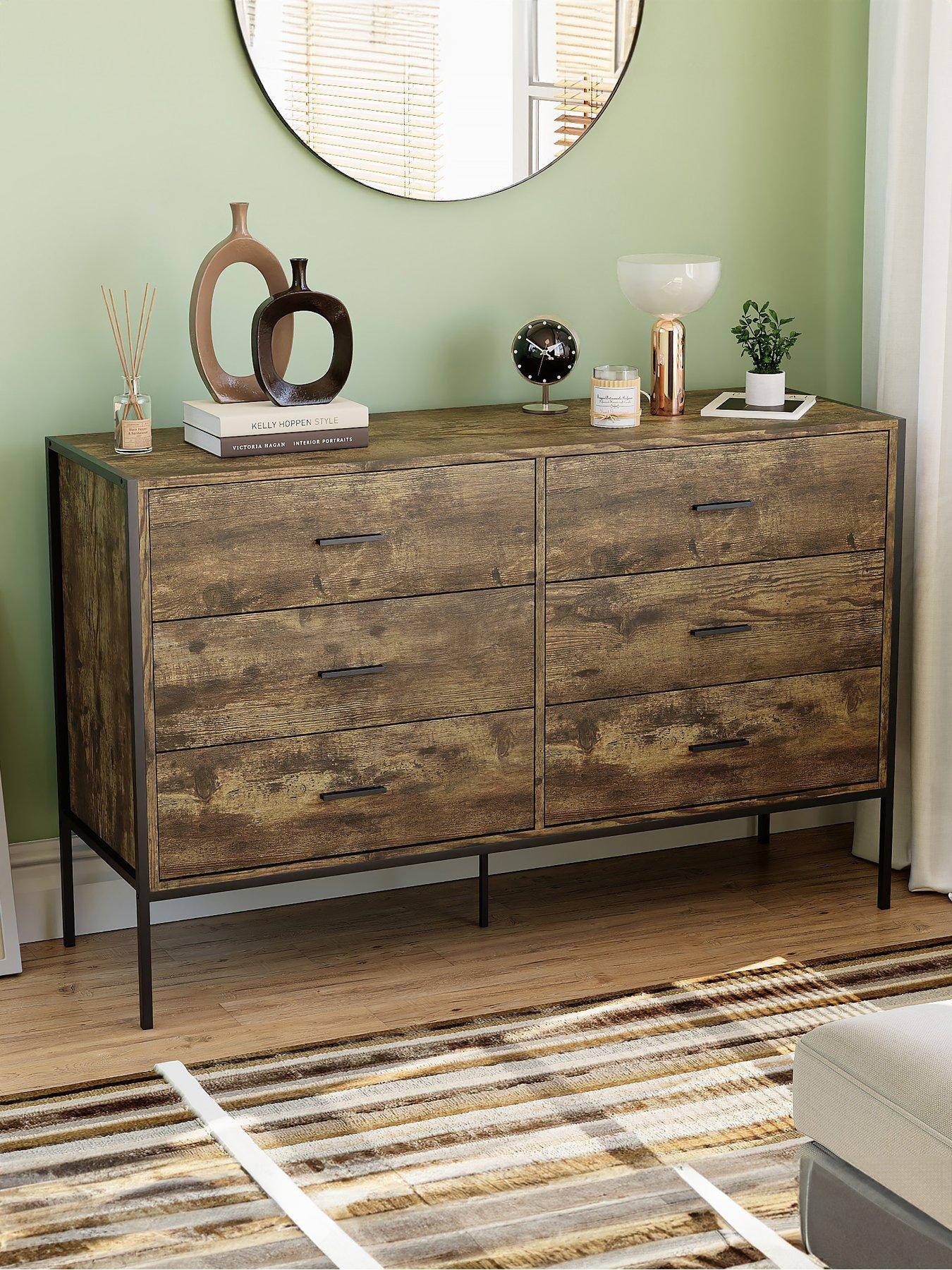 Product photograph of Vida Designs Brooklyn 6 Drawer Chest from very.co.uk