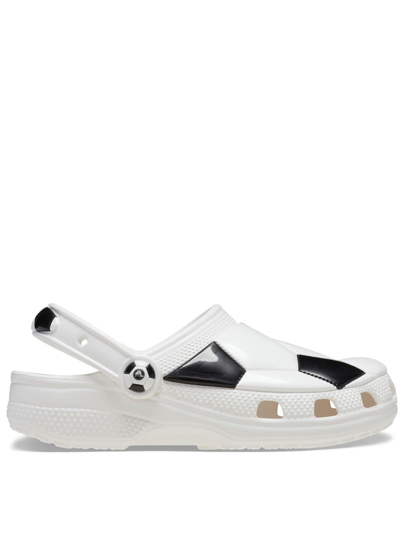 Crocs Toddler Classic Football Clog - White