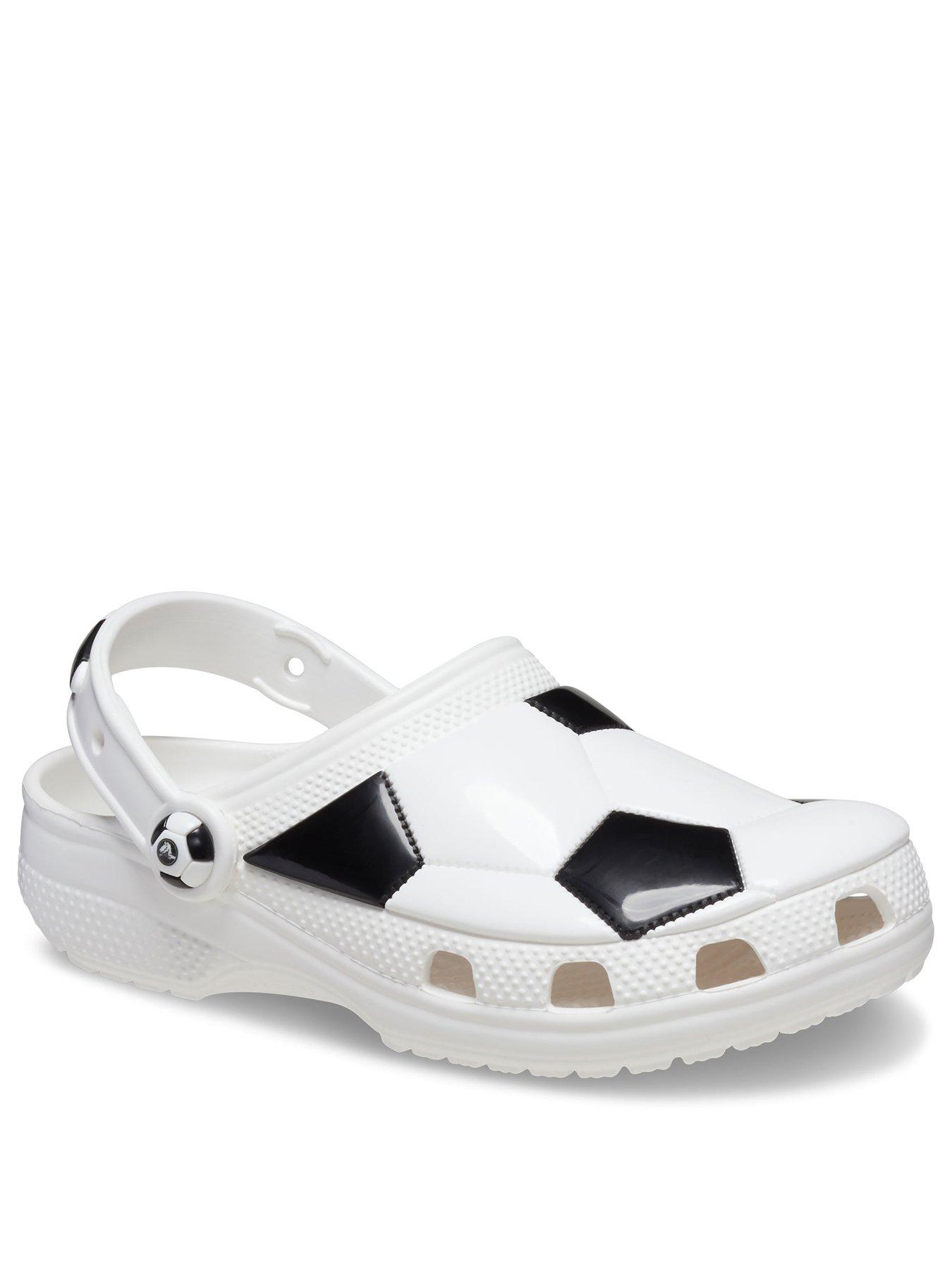Image 2 of 6 of Crocs Classic Soccer Ball Clog T - White