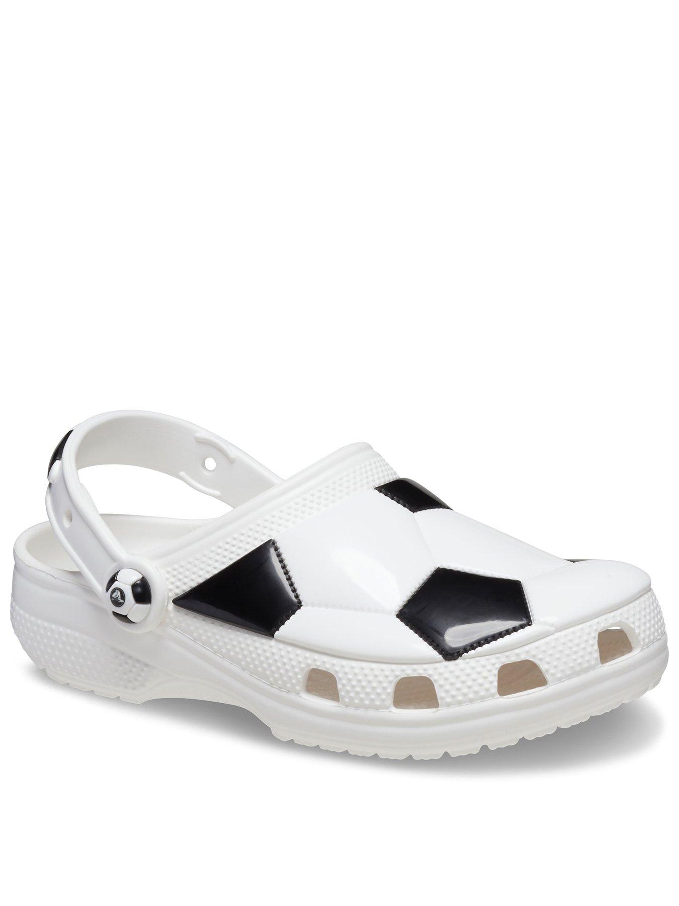 Crocs Kids Classic Football Clog - White