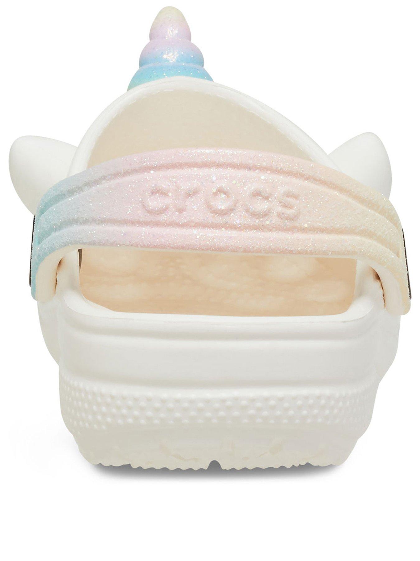 Image 3 of 6 of Crocs Classic I AM Rainbow Unicorn Clog - Cream