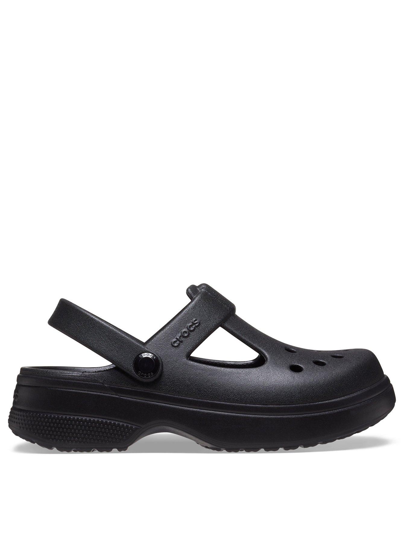 Image 1 of 6 of Crocs Classic Mary Jane Clog T - Black