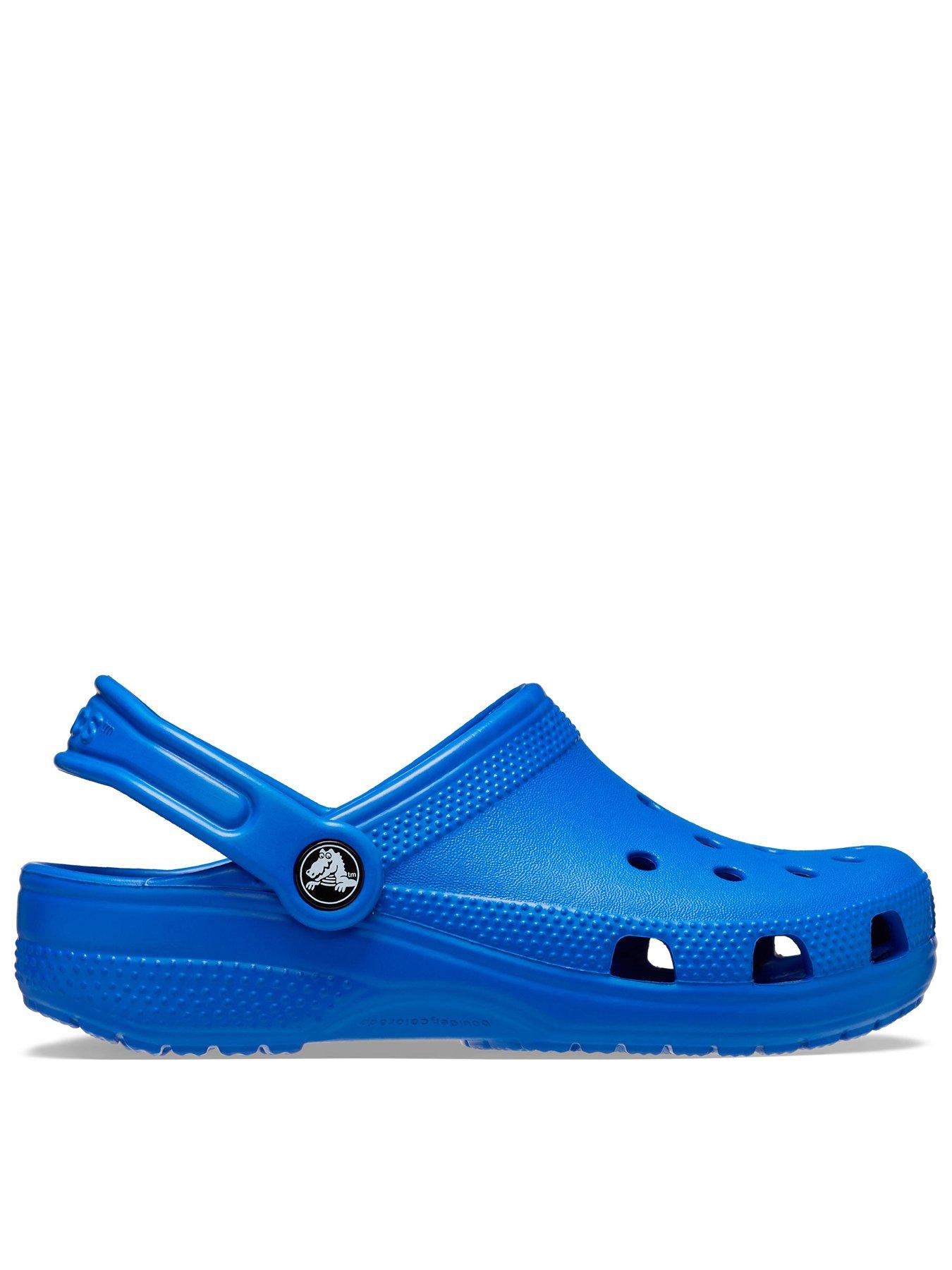 Crocs Kids Classic Clog, Blue, Size 1 Older