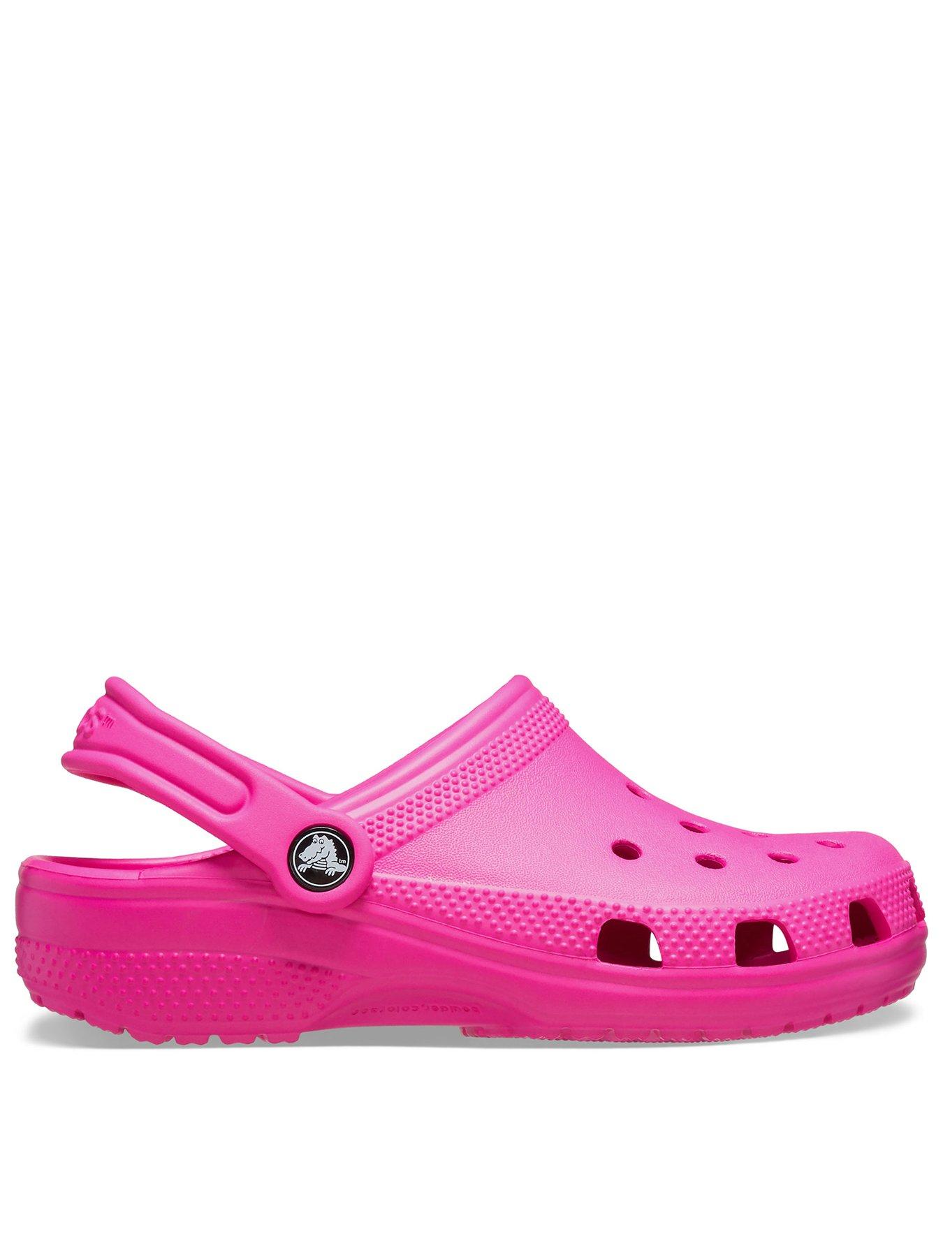Crocs Toddler Classic Clog, Pink, Size 9 Younger