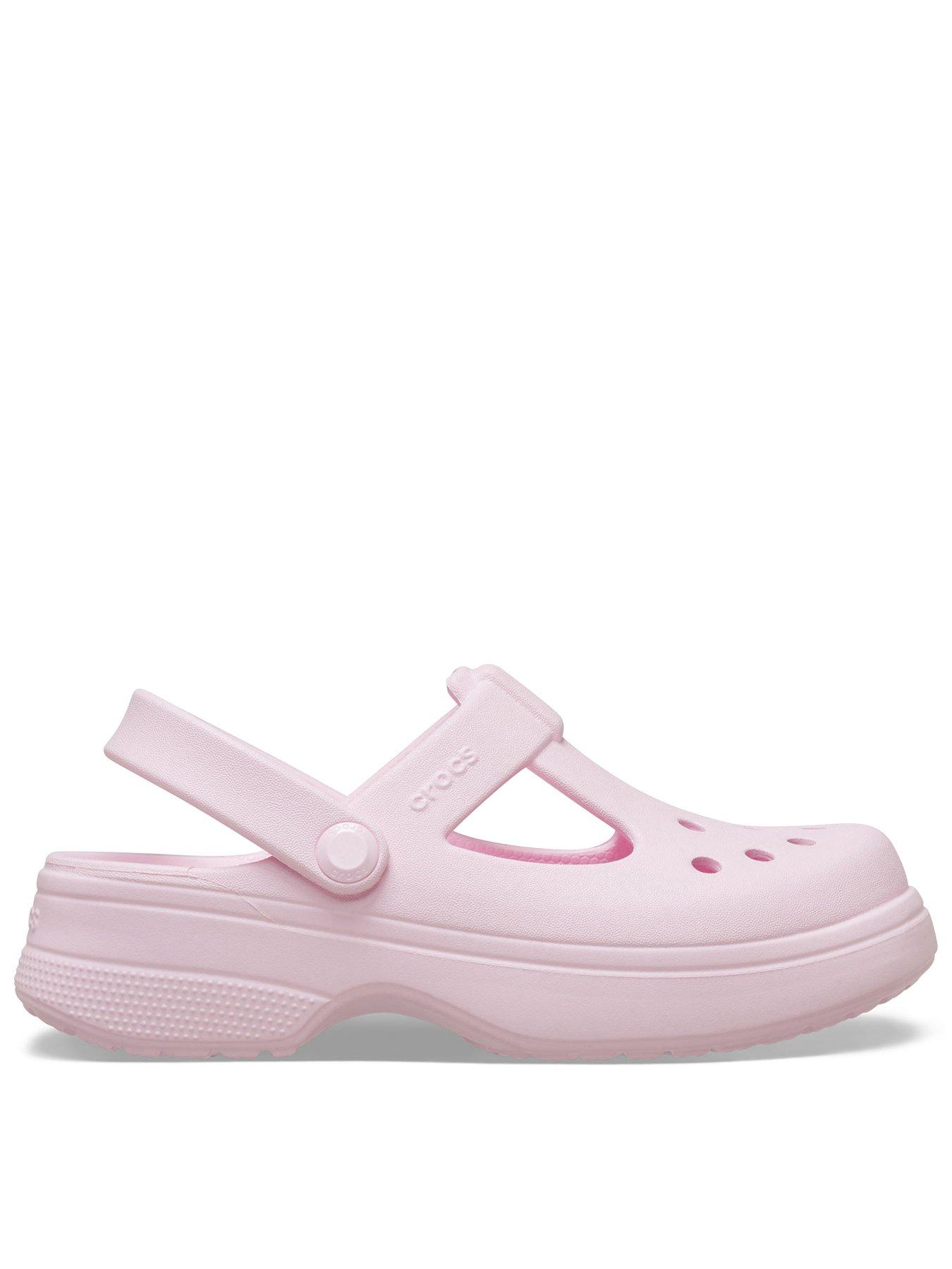 Crocs Toddler Classic Mary Jane Clog - Pink Milk