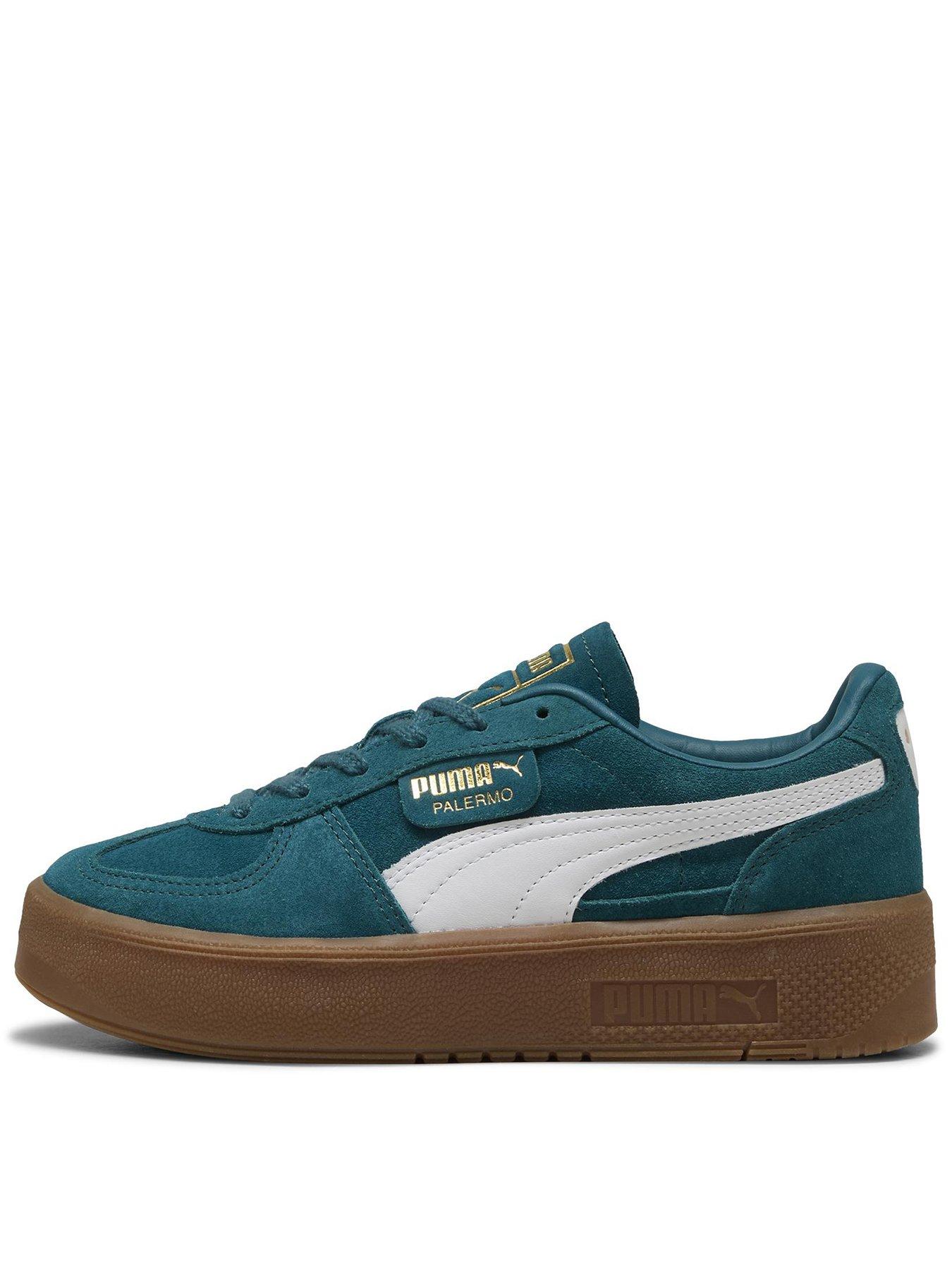 Puma Women's Palermo Elevata Trainers - Dark Green