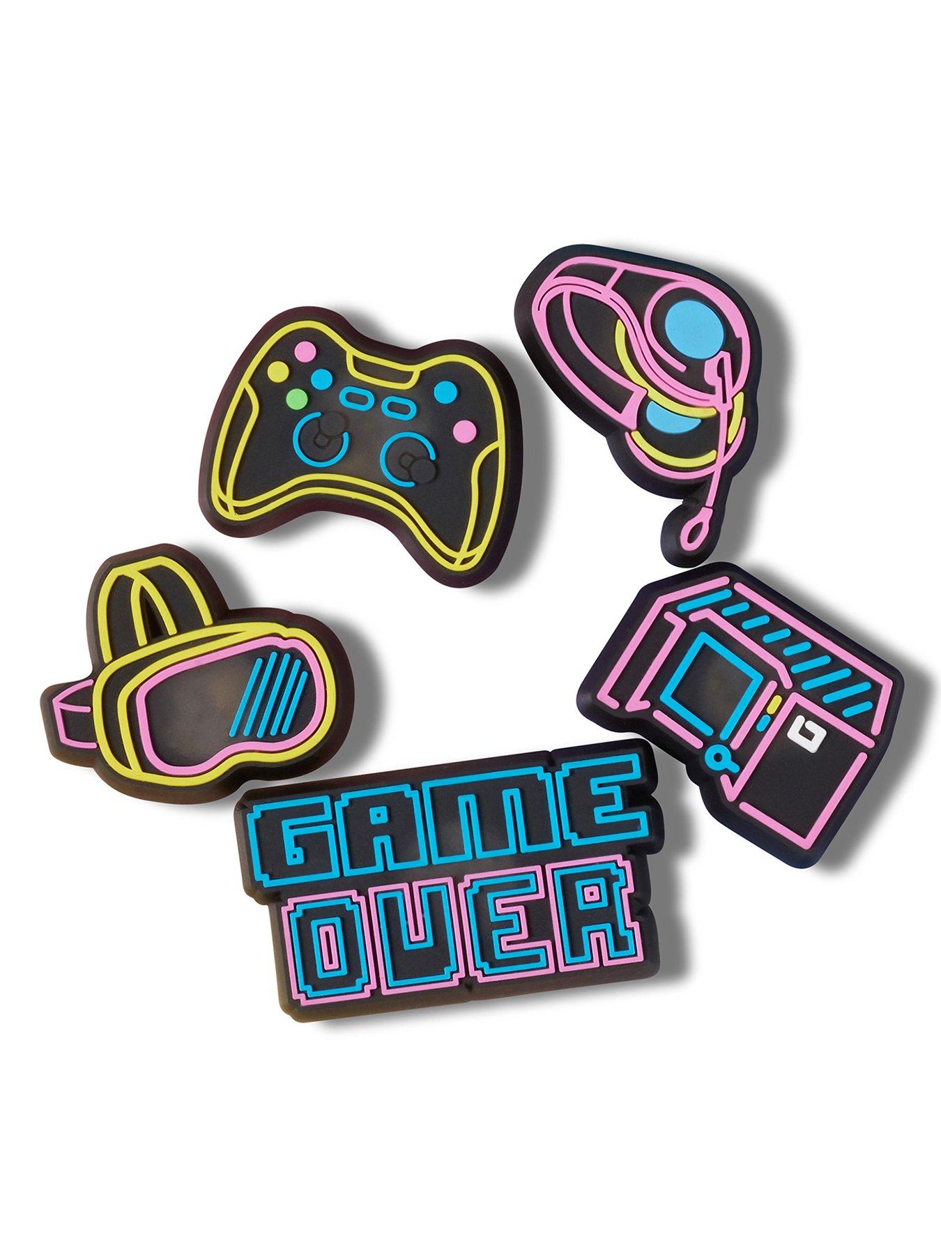 undefined Neon Gamer 5 Pack Jibbitz Charms - Multi