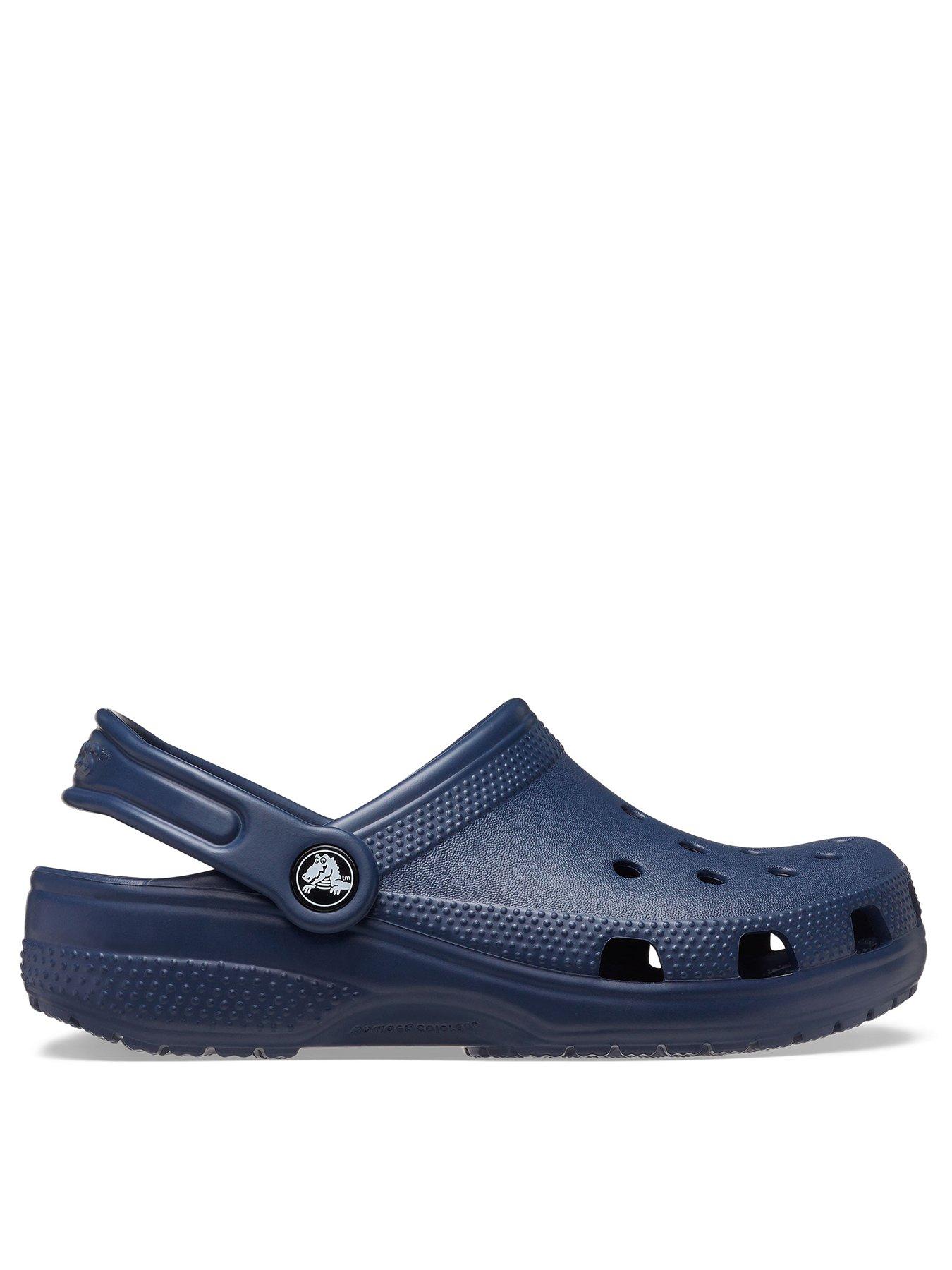 Crocs Toddler Classic Clog, Navy, Size 4 Younger