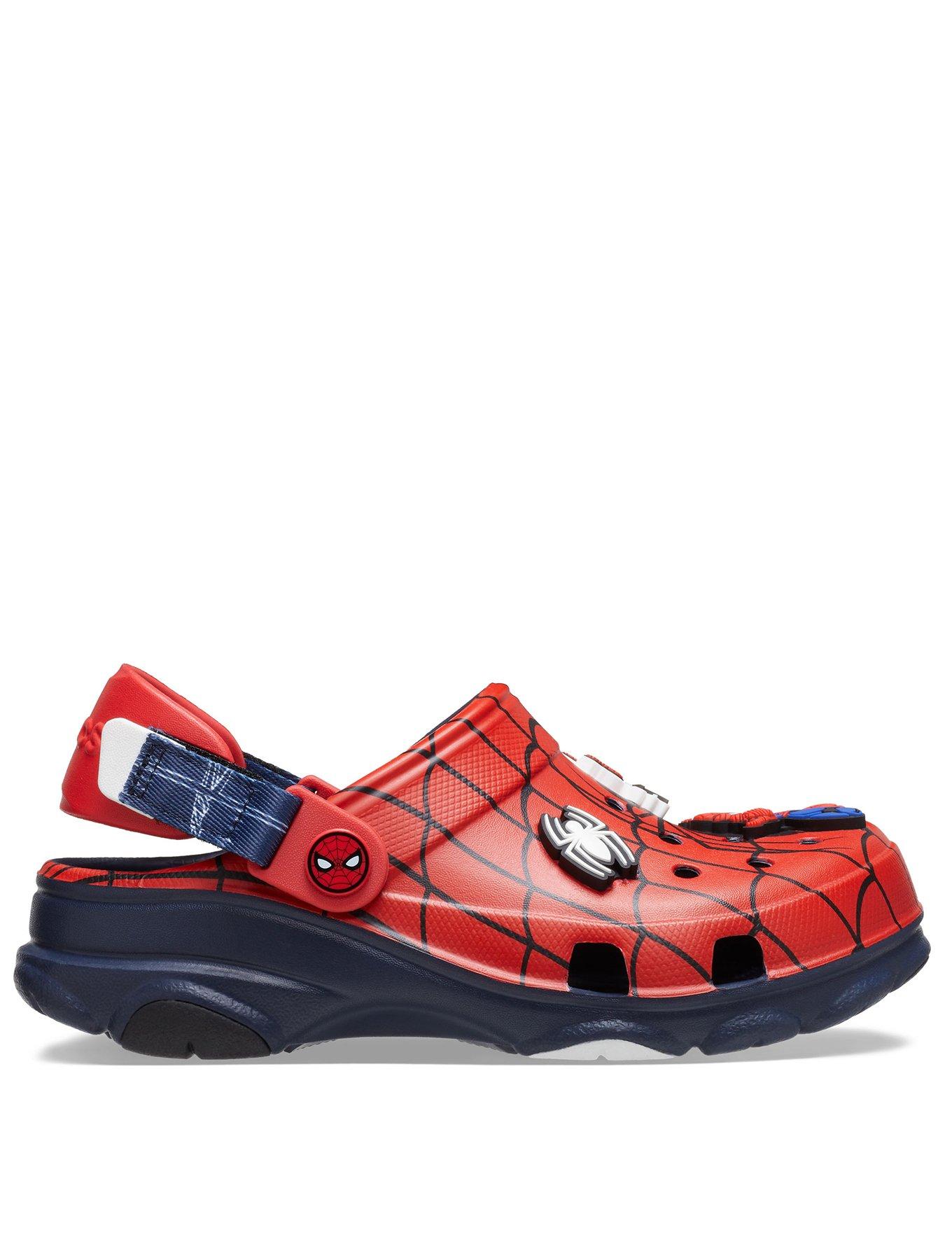 Crocs Boys Spider-Man All-Terrain Clog in Navy