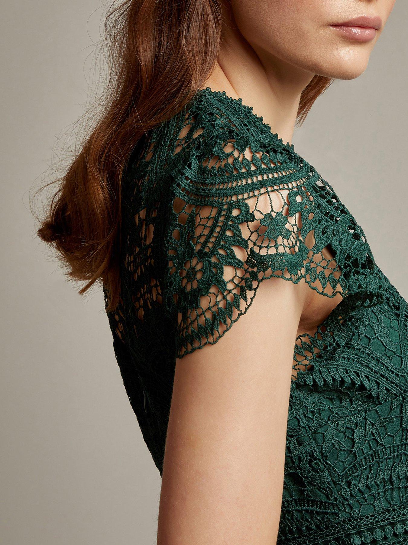 Monsoon Monica Maxi Dress - Green | Very