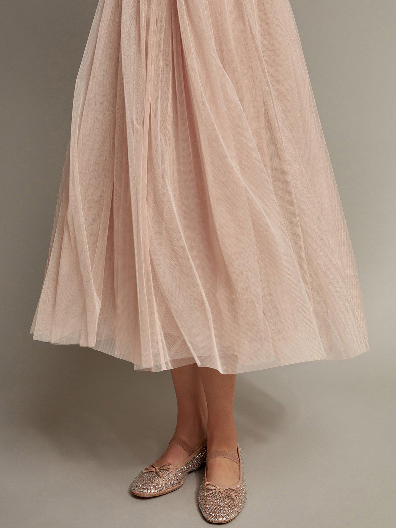 Image 5 of 5 of Monsoon Alice Midi Dress - Pink