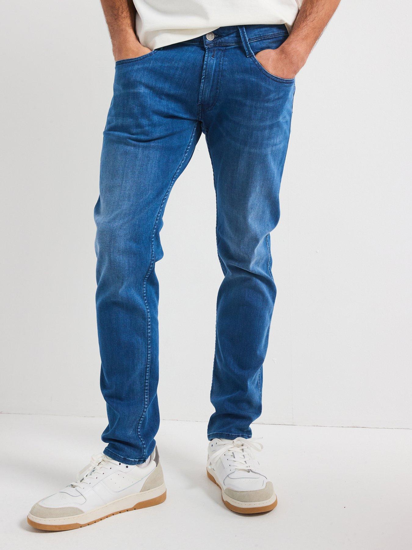 Replay Anbass Slim Fit Jeans- Deep Blue