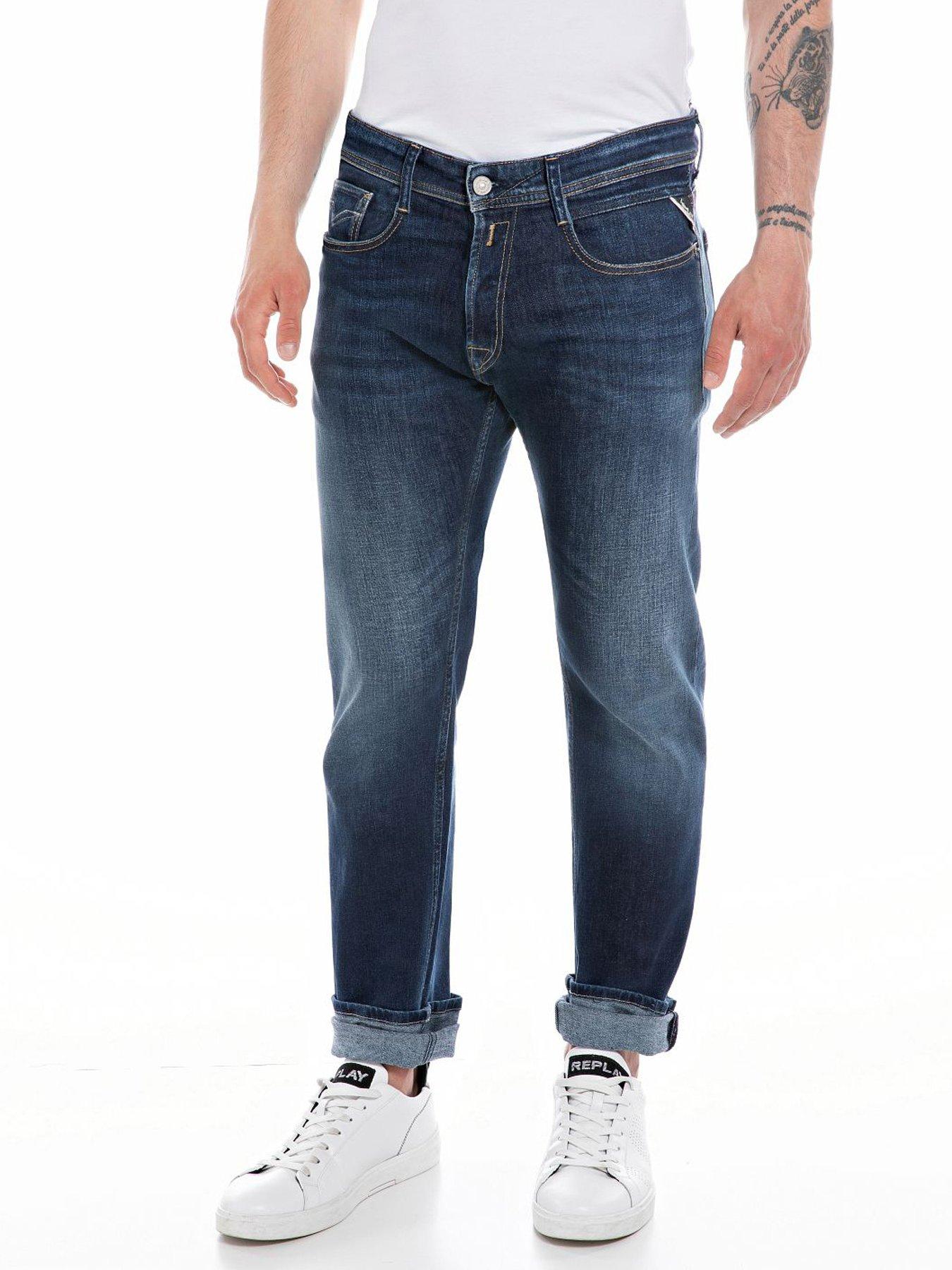 undefined Rocco Comfort Straight Fit Jeans- Blue