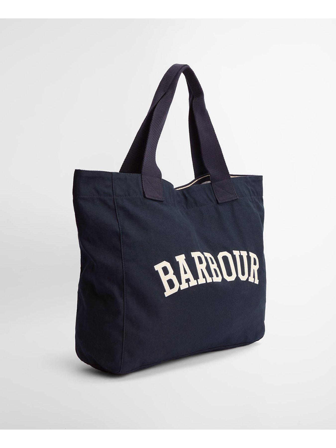 Image 4 of 5 of Barbour Logo Holiday Tote Bag - Blue