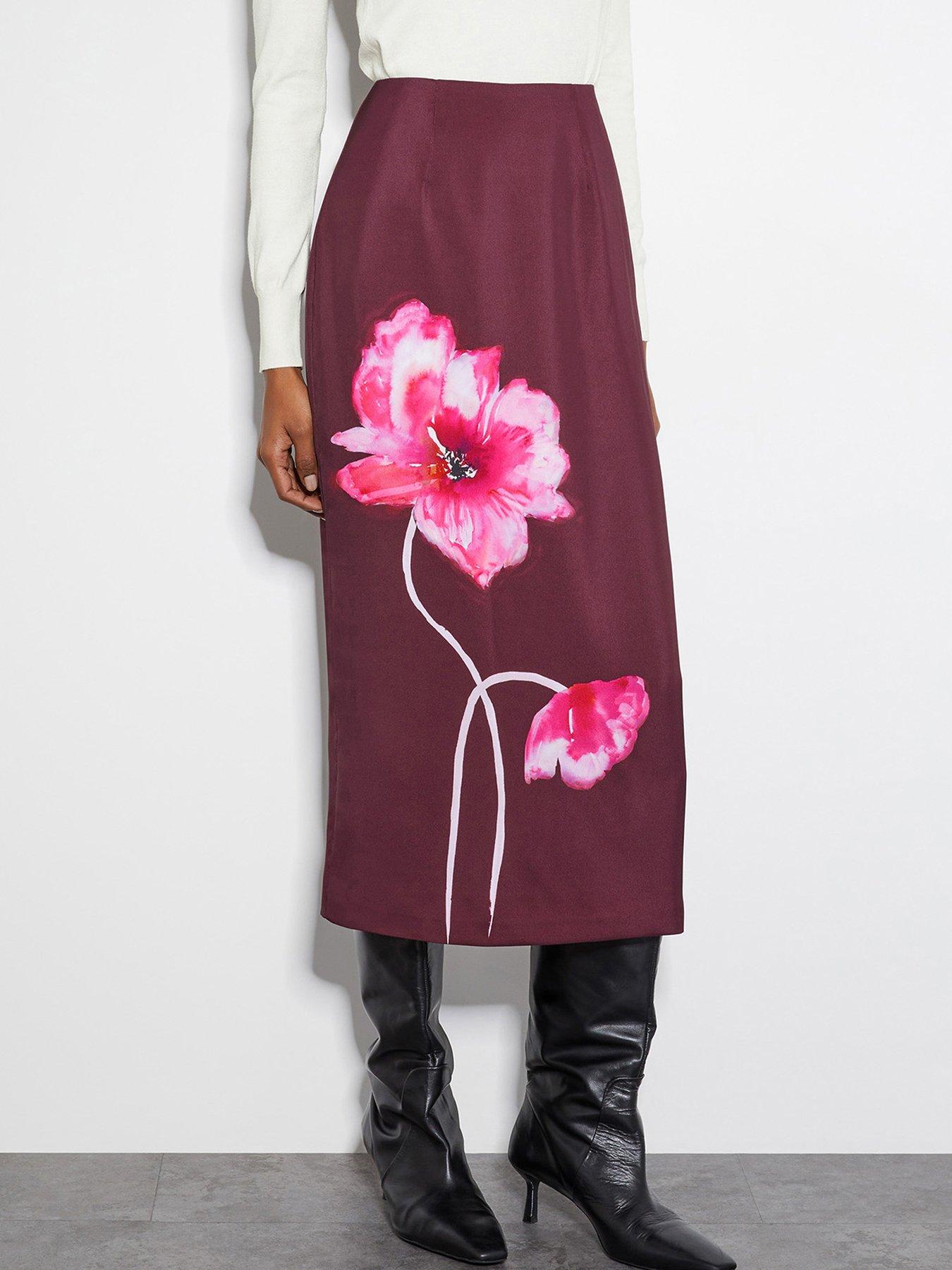 undefined Elizabeth Skirt - Red