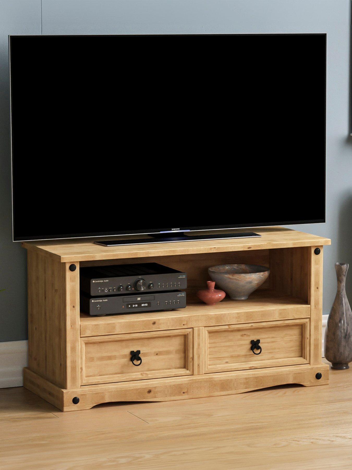 Vida Designs Corona 2 Drawer Flat Screen Tv Unit (fits Up To 50")
