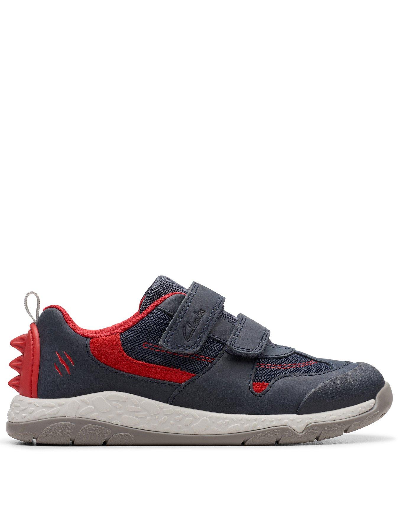 Clarks Steggy Tail K, Navy, Size 2 Older