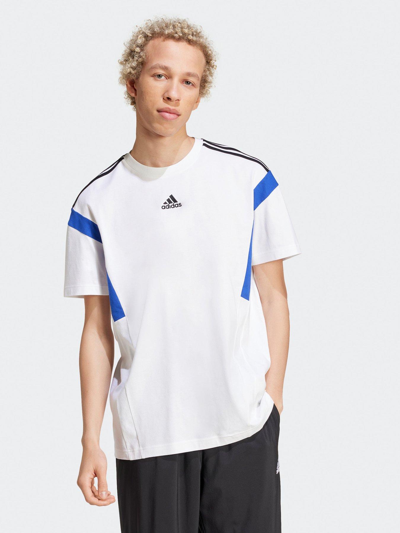undefined Men's Colourblock T-Shirt - White