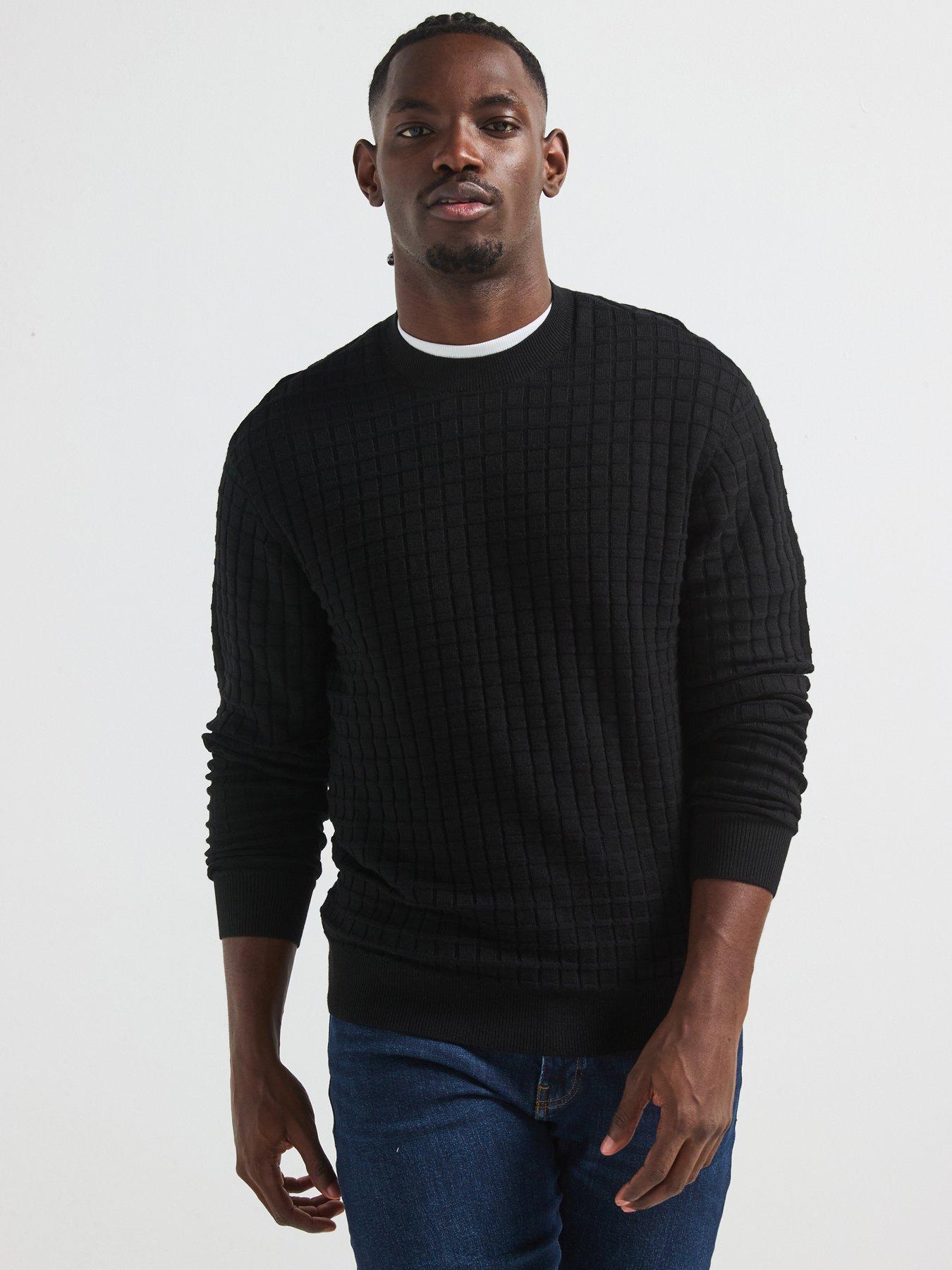 undefined Knitted Jumper - Black