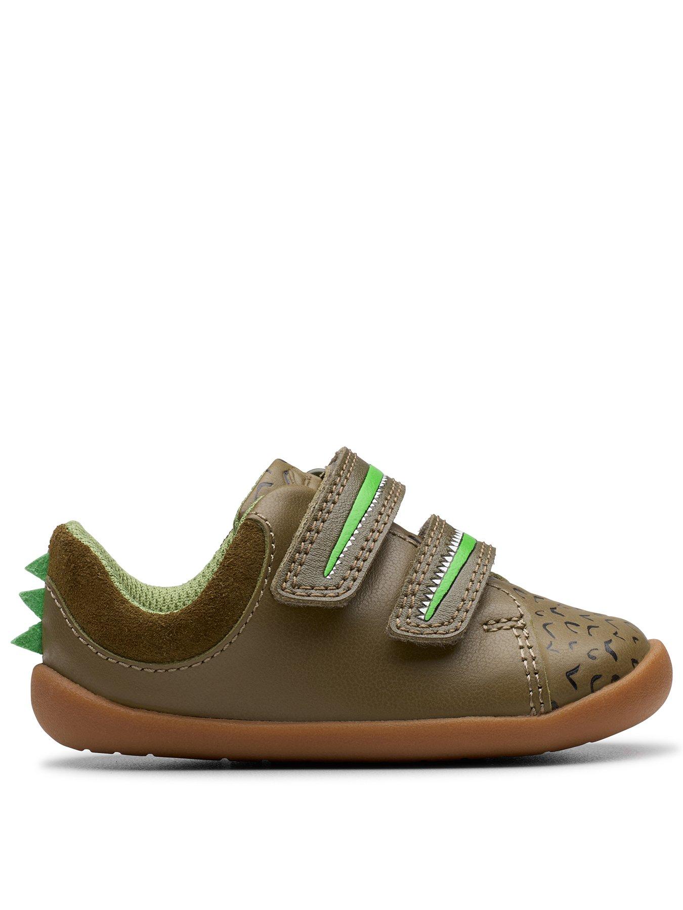 undefined Roald Dahl The Enormous Crocodile Roamer Snap Toddler Shoe - Khaki