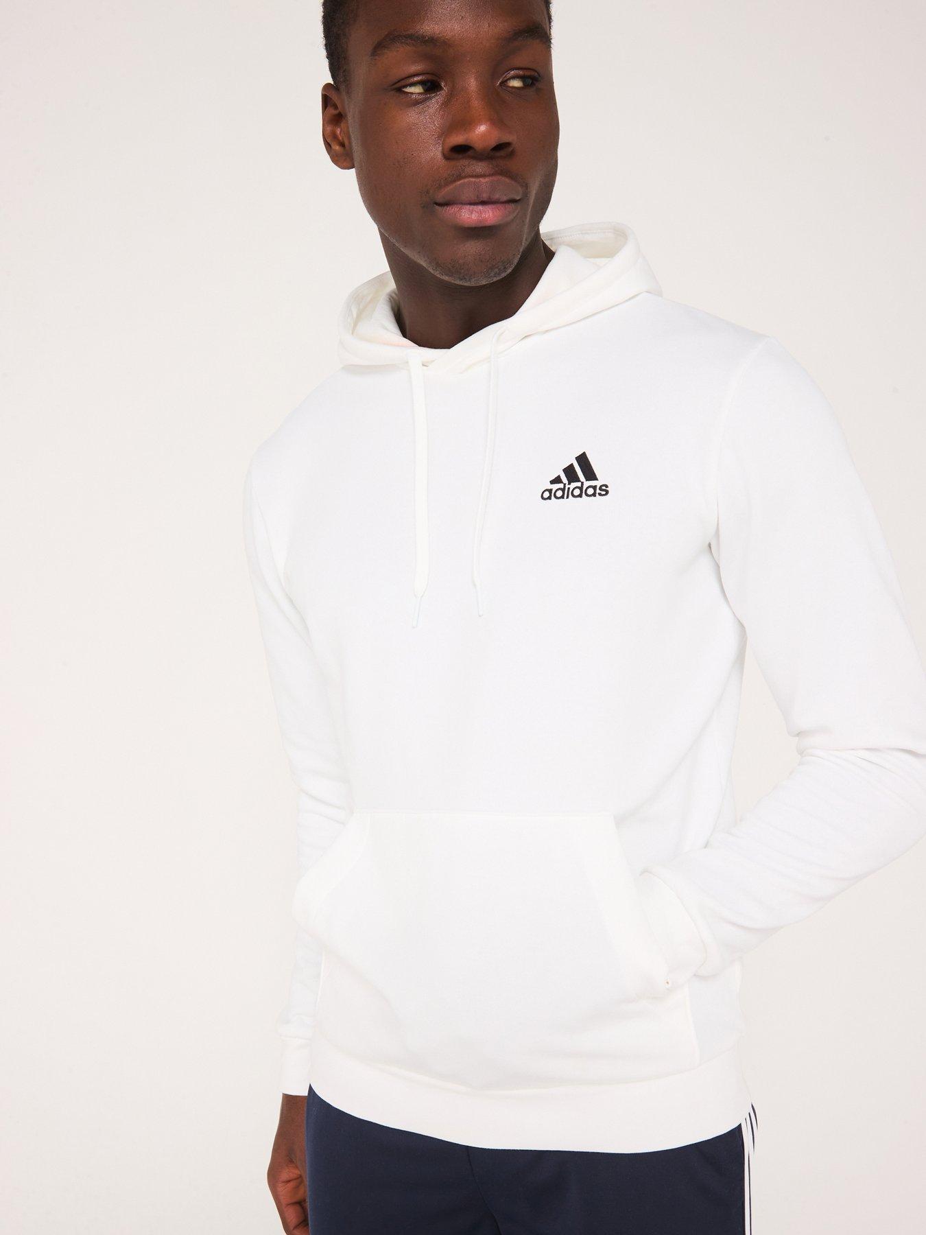 undefined Men's Essentials Fleece Hoodie - White