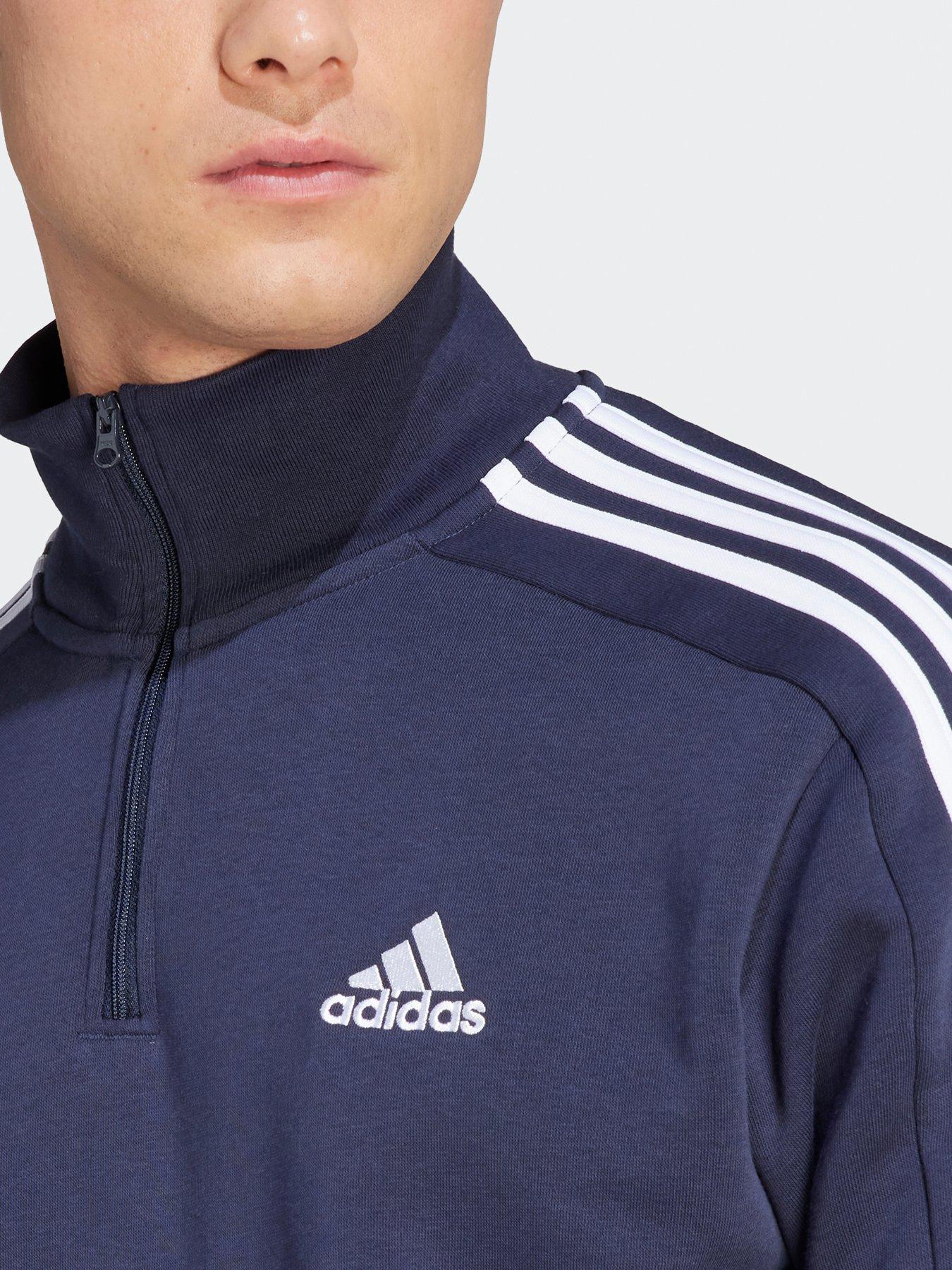 adidas Sportswear Men's Essentials Fleece 3-Stripes 1/4-Zip