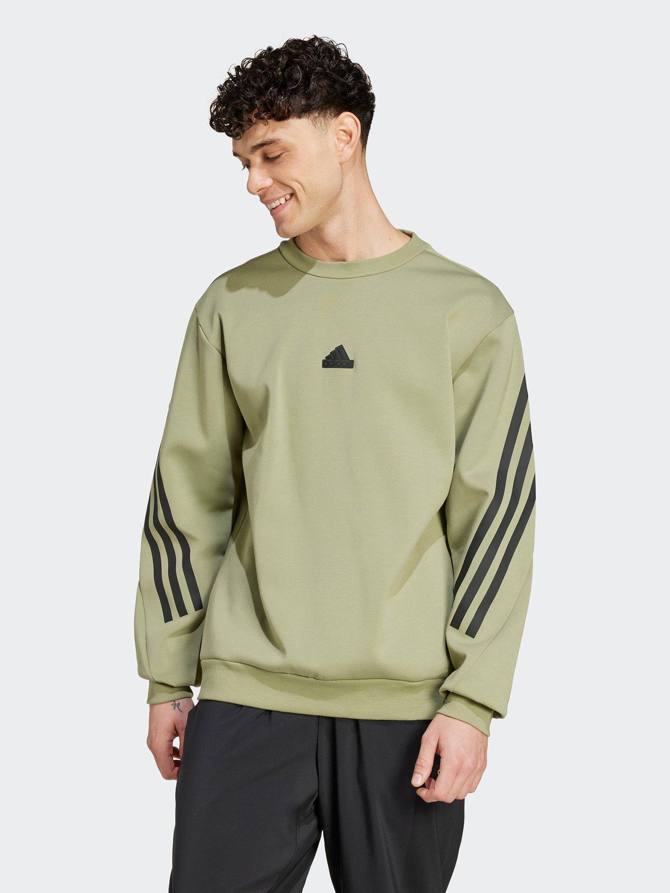undefined Men's Future Icons 3-Stripes Sweatshirt - Green