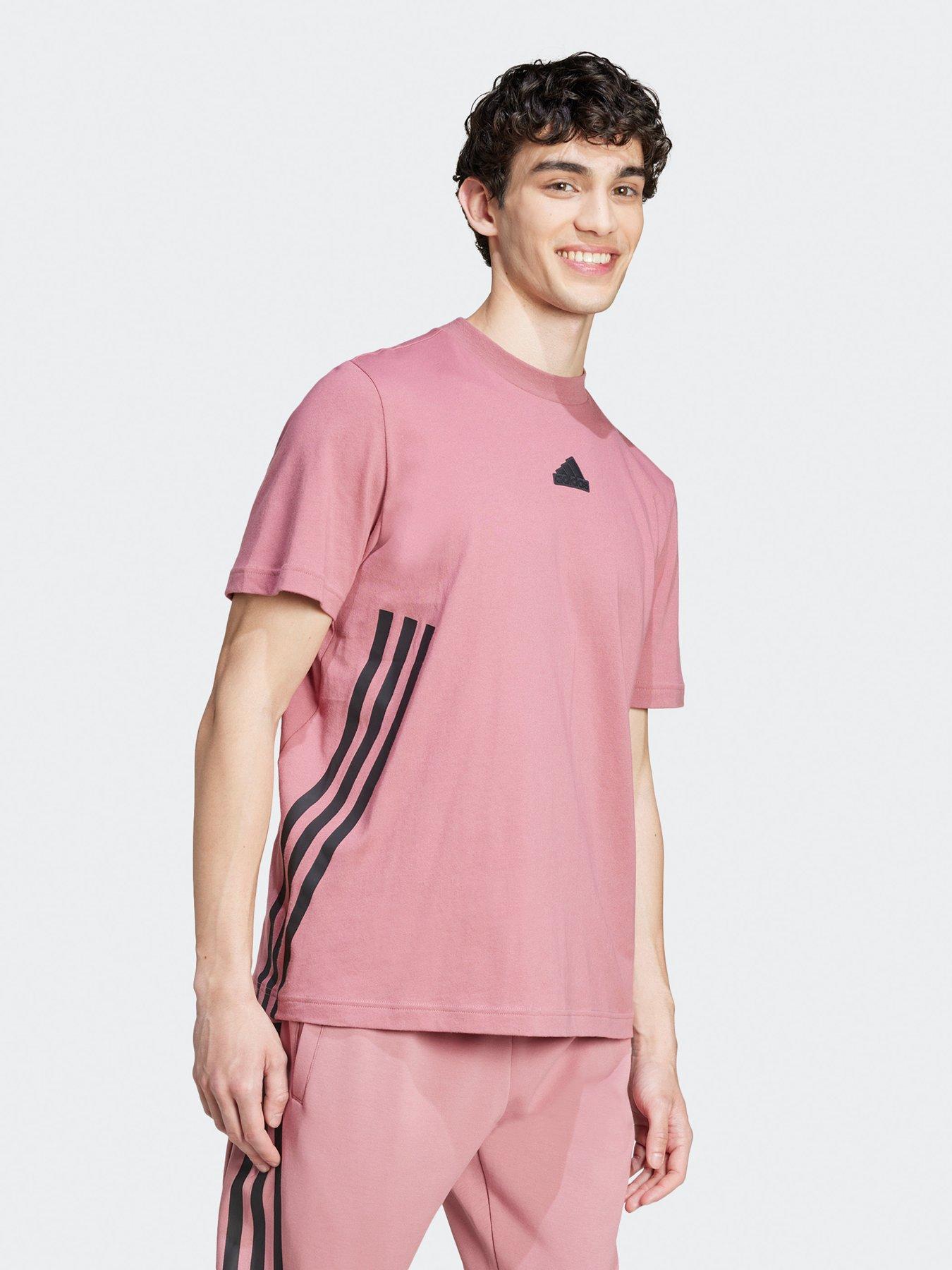 undefined Men's Future Icons 3-Stripes T-Shirt - Red