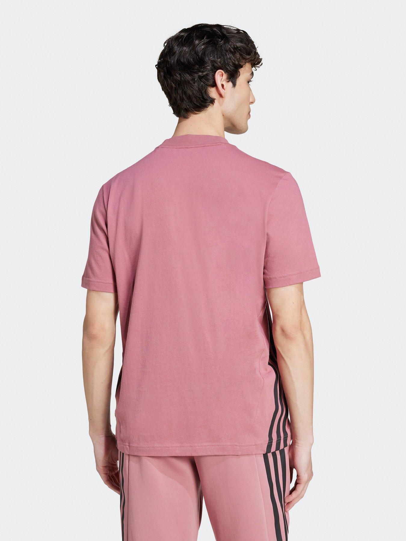 Image 2 of 5 of adidas Sportswear Men's Future Icons 3-Stripes T-Shirt - Red