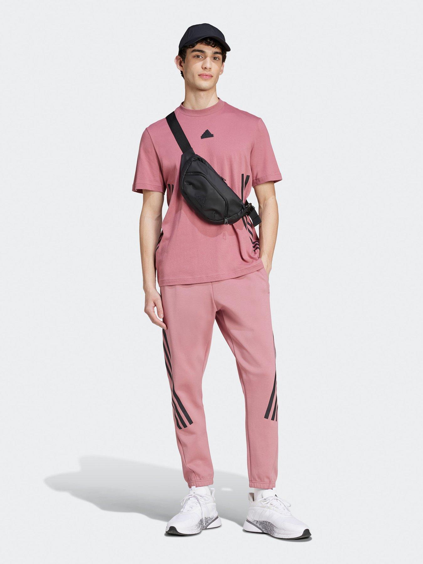 Image 3 of 5 of adidas Sportswear Men's Future Icons 3-Stripes T-Shirt - Red