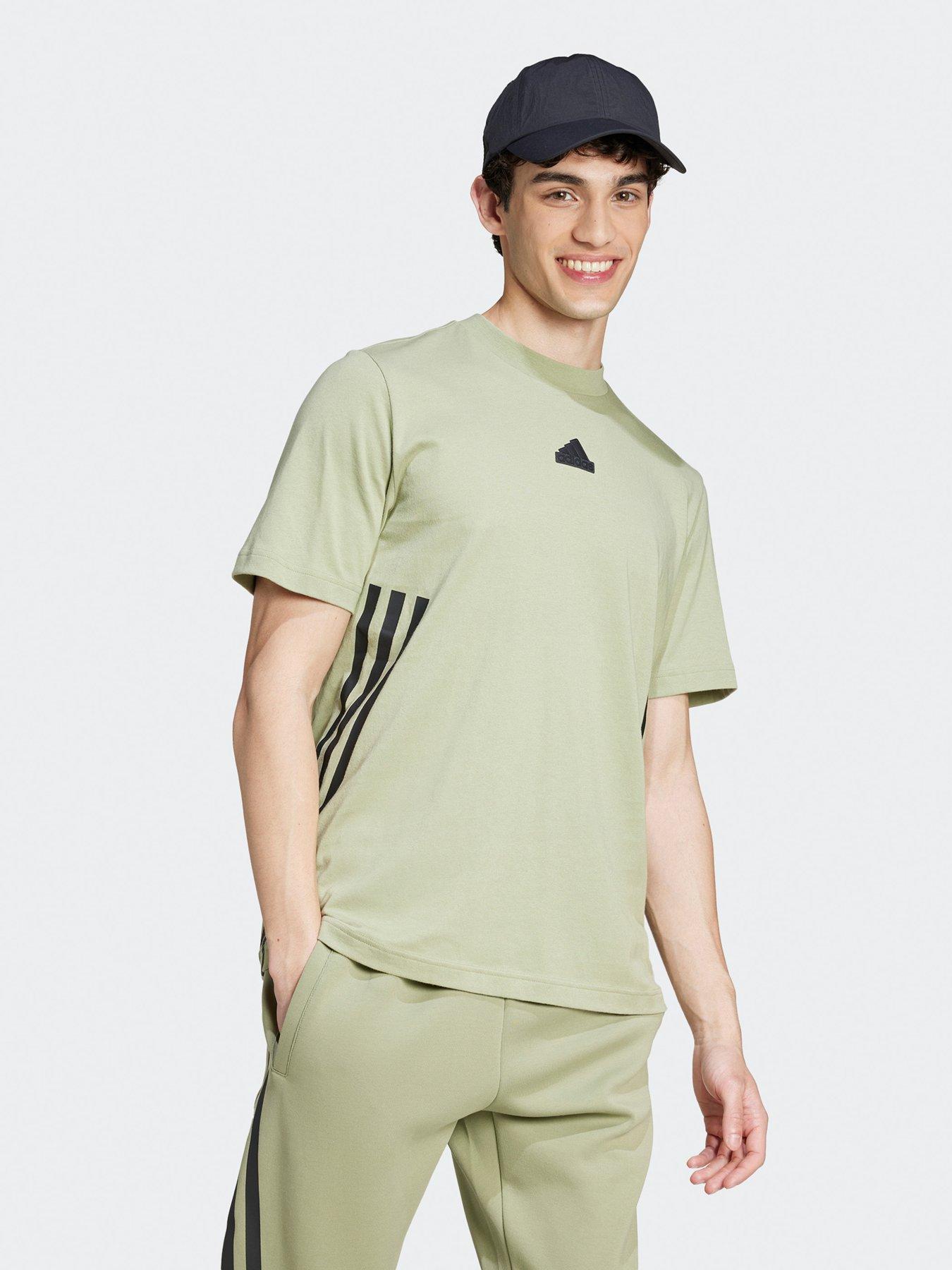 undefined Men's Future Icons 3-Stripes T-Shirt - Green