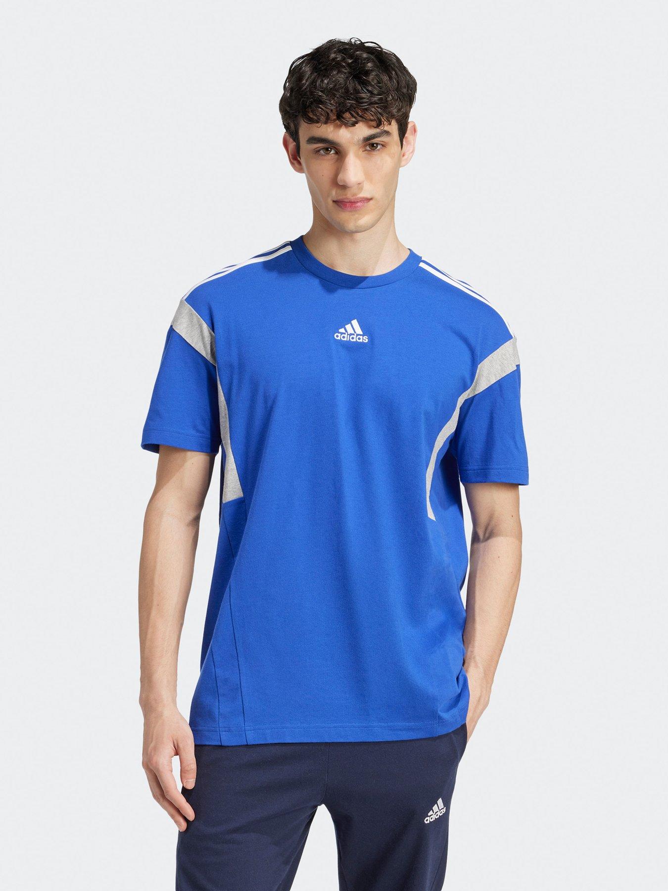 undefined Men's Colourblock T-Shirt - Blue