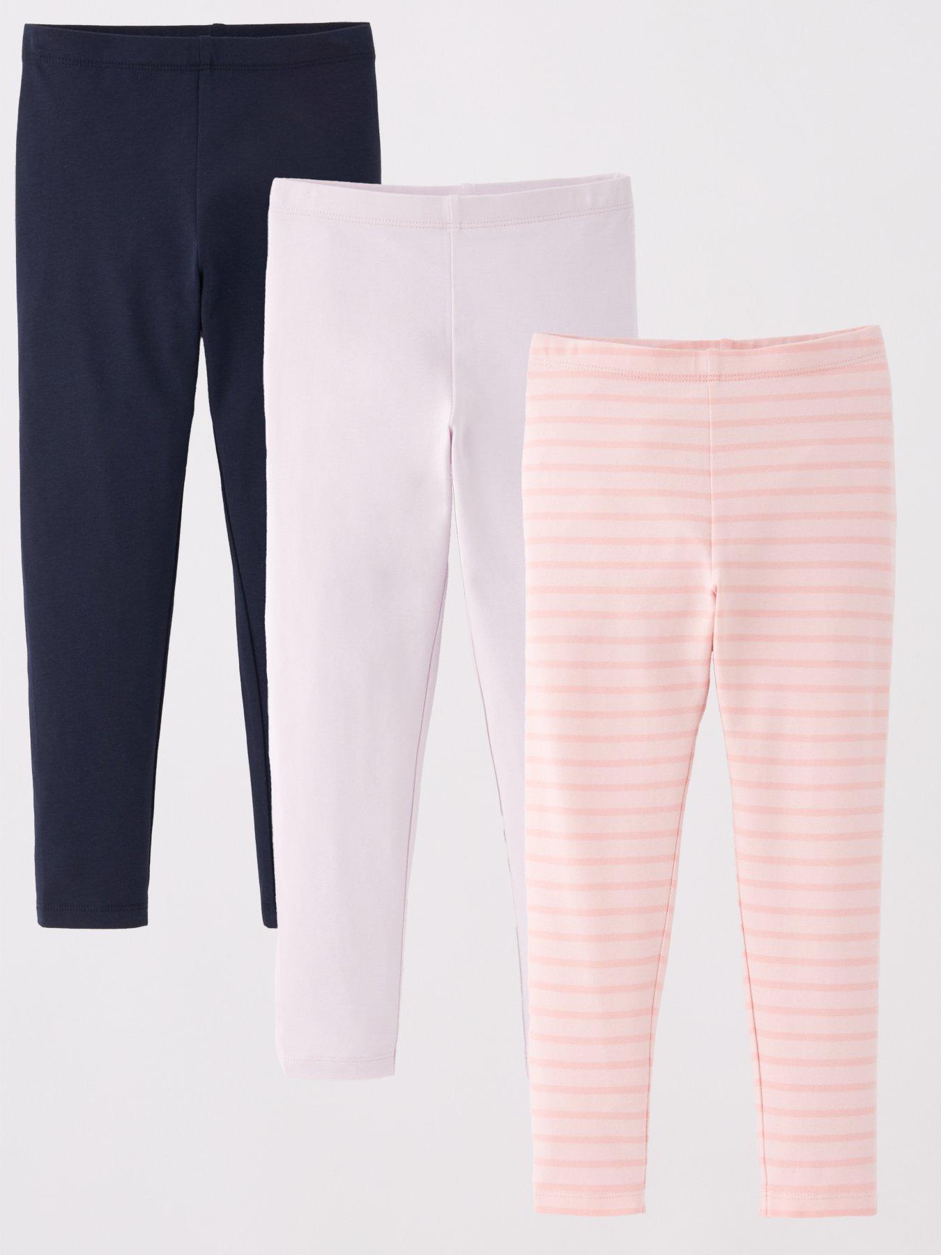 undefined Girls 3 Pack Butterfly Leggings