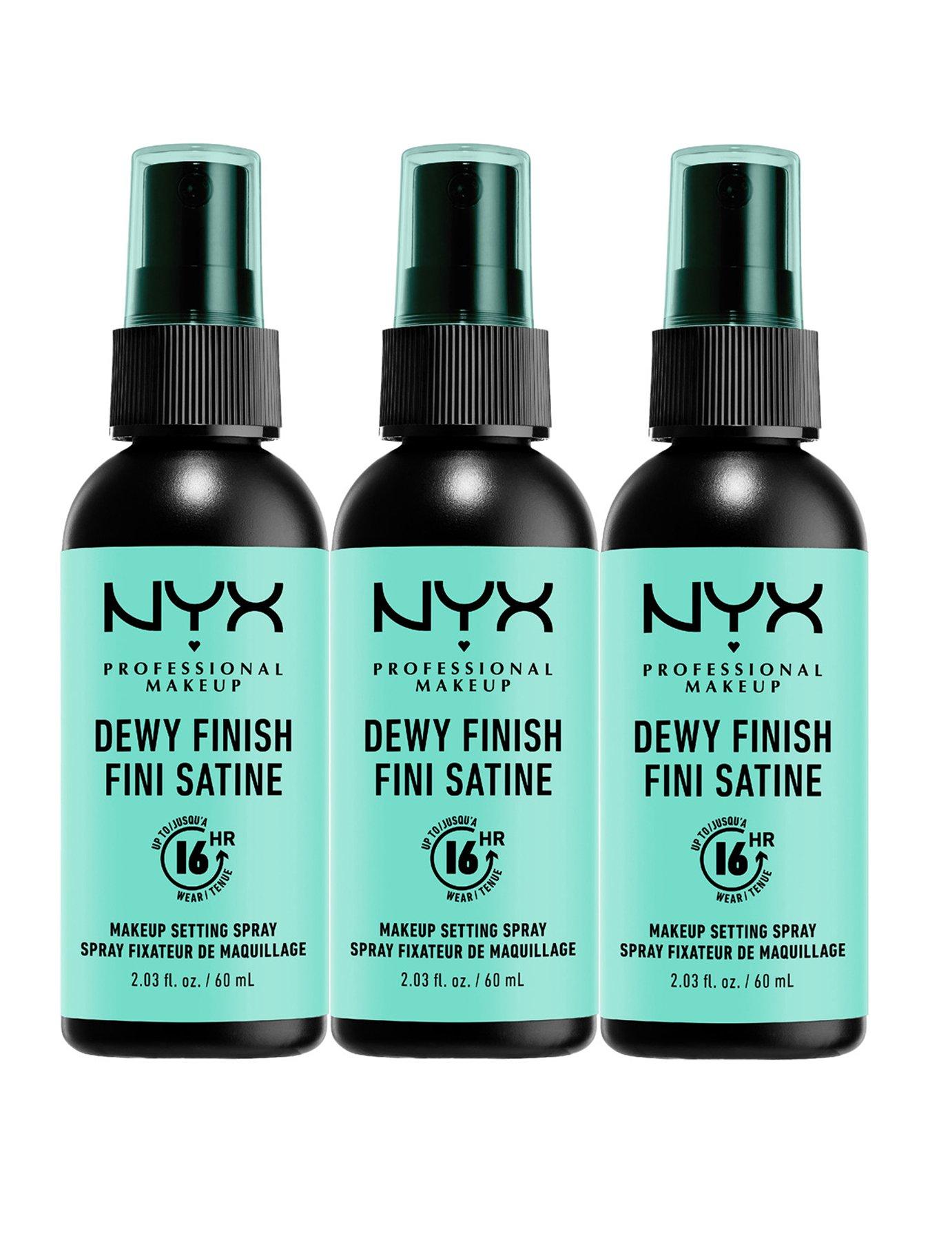 undefined NYX Professional Makeup, Makeup Setting Spray - Dewy (Pack of 3)