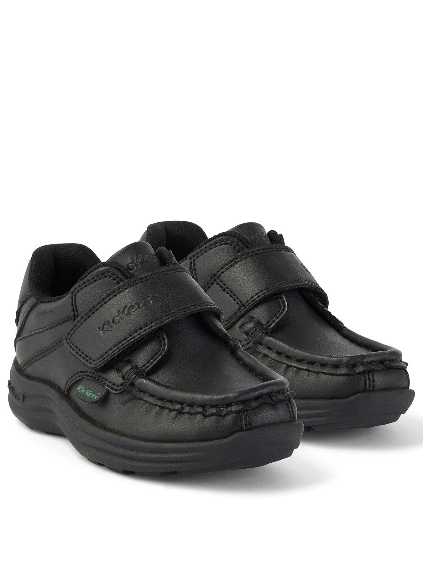 Kickers Reasan Strap Vegan Synthetic, Derby Mixte Bébé, Black