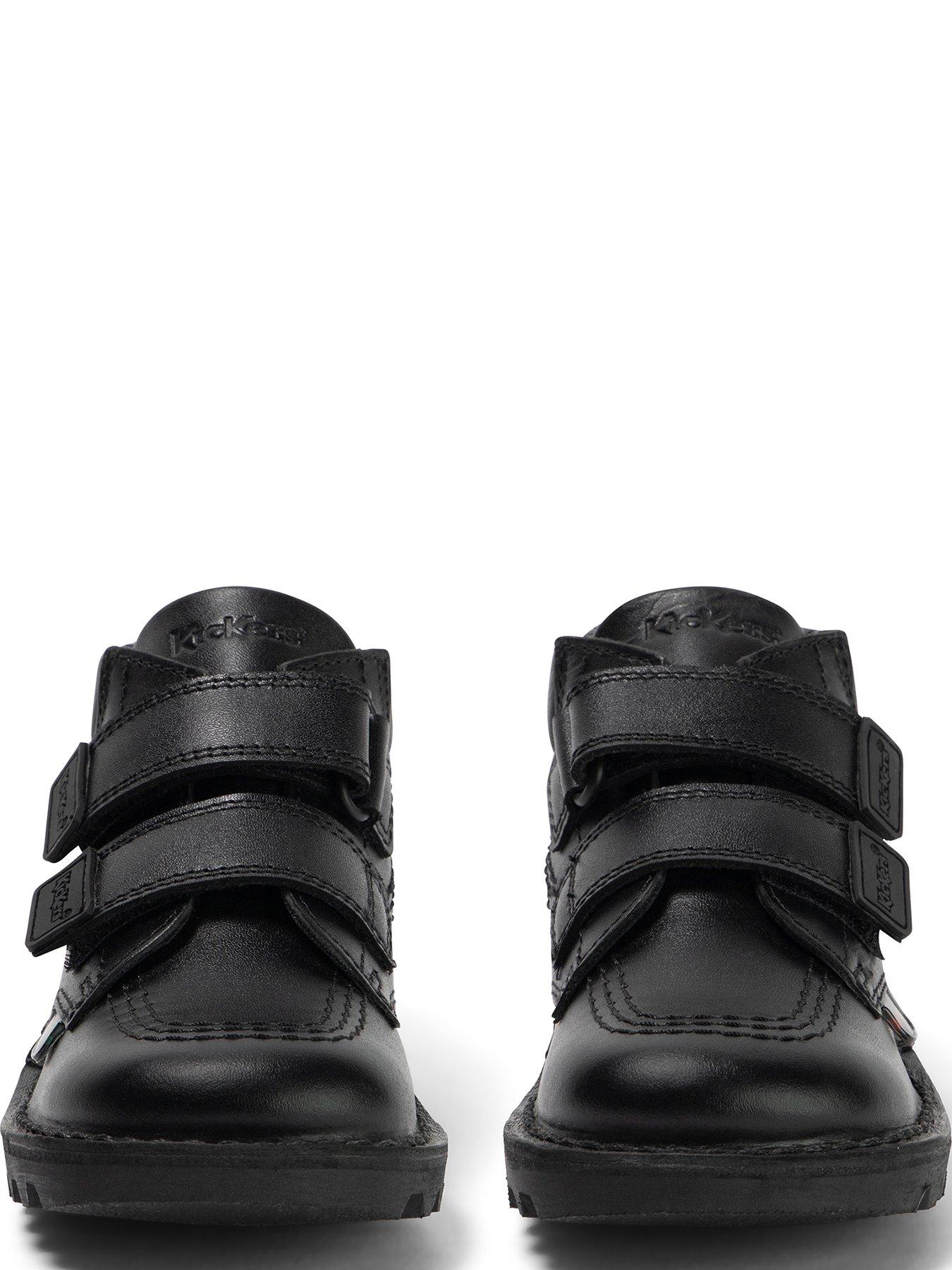 Image 5 of 7 of Kickers Infant&nbsp;Kick Hi Roll Leather Shoes - Black