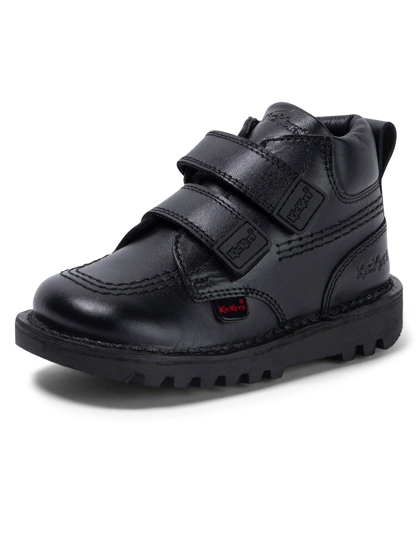 Image 6 of 7 of Kickers Infant&nbsp;Kick Hi Roll Leather Shoes - Black