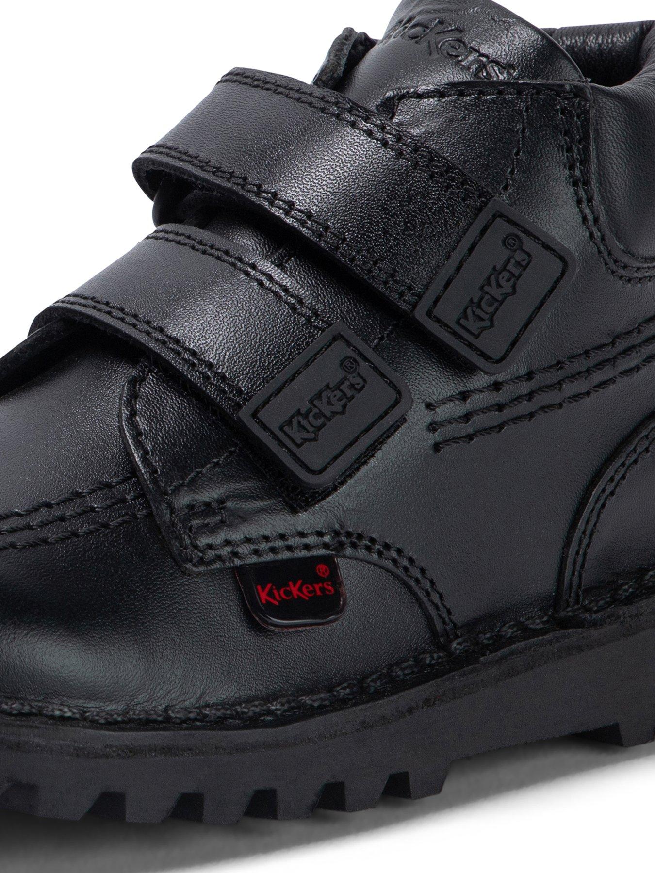 Image 7 of 7 of Kickers Infant&nbsp;Kick Hi Roll Leather Shoes - Black