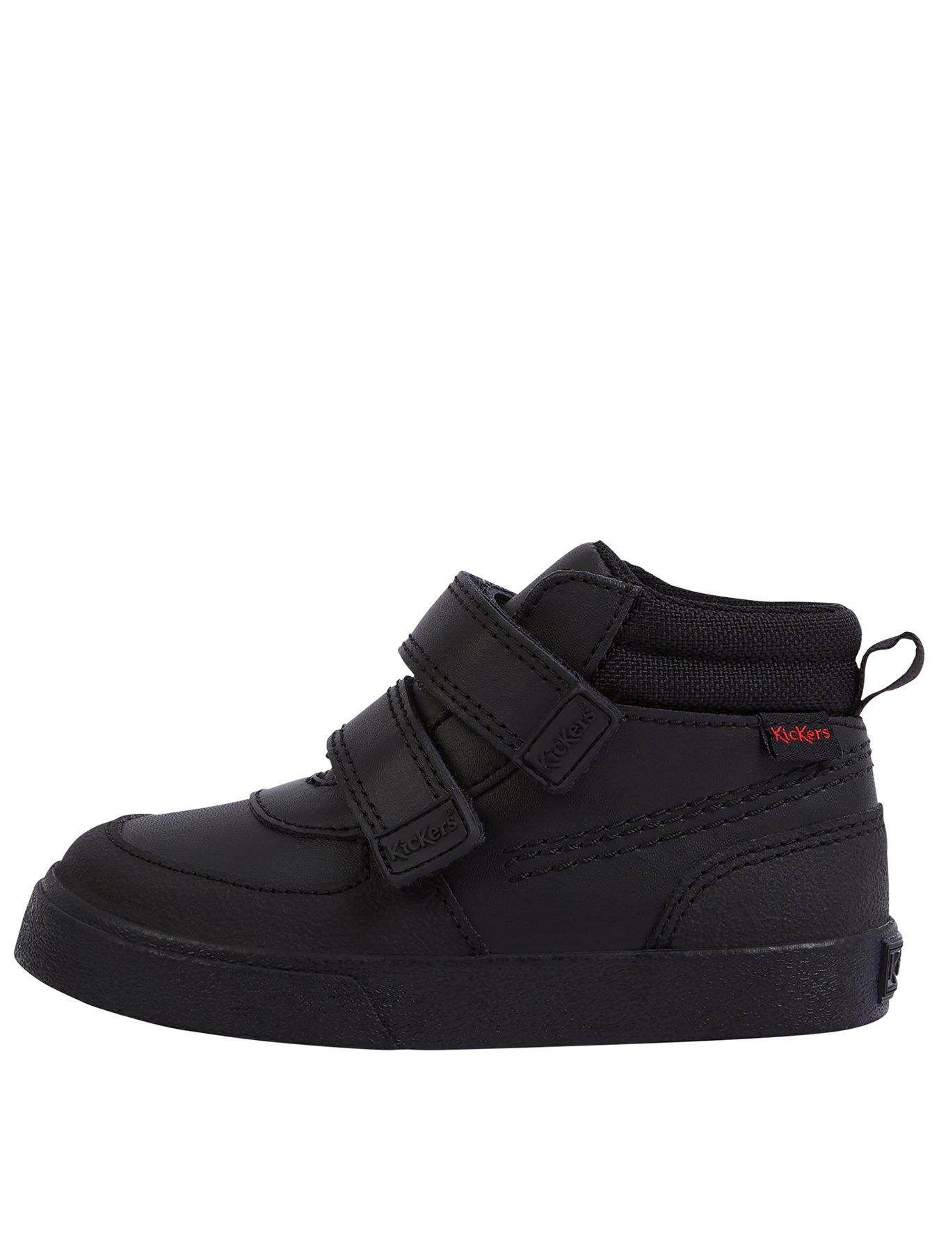 Kickers Tovni Scuff Hi Leather Infant - Black