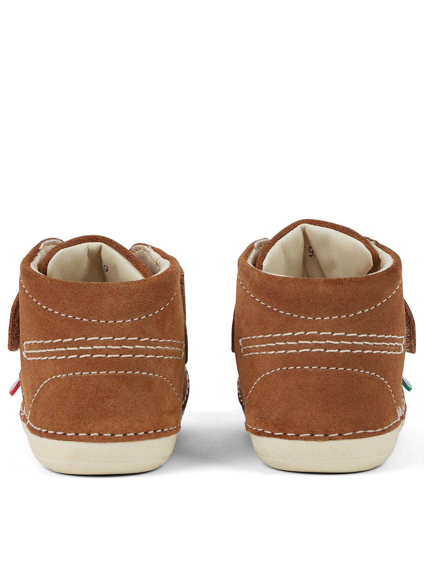 Image 3 of 6 of Kickers Softer Hi Baby Suede Boots - Tan
