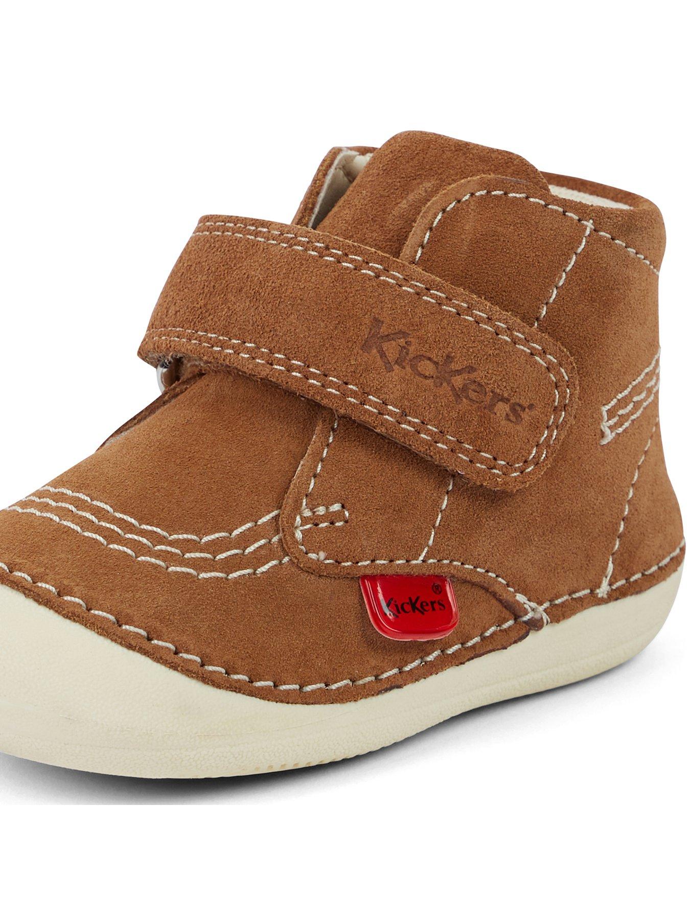 Image 6 of 6 of Kickers Softer Hi Baby Suede Boots - Tan
