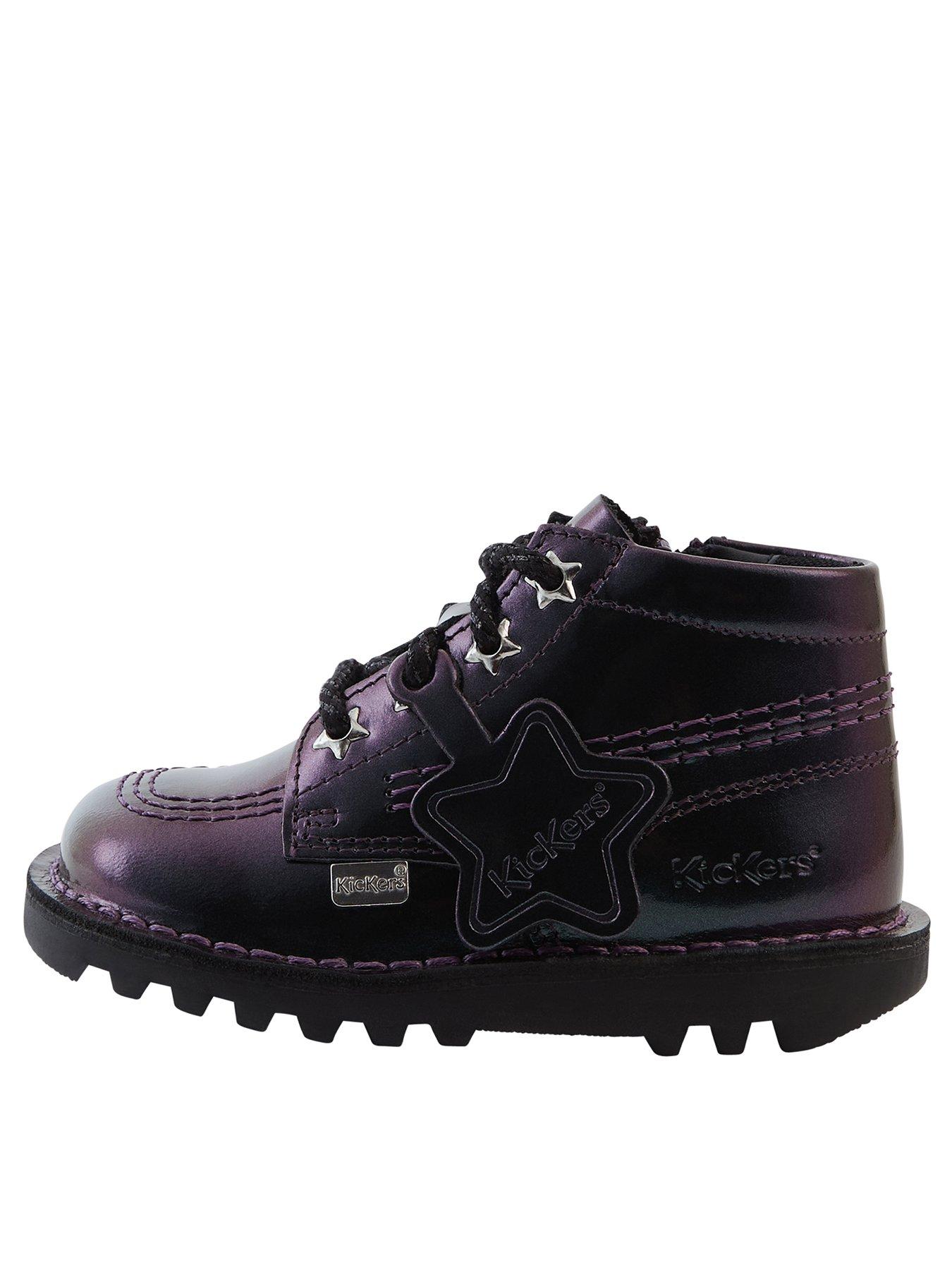 Image 1 of 1 of Kickers Kick Hi Galactic Shoe &nbsp;- Purple