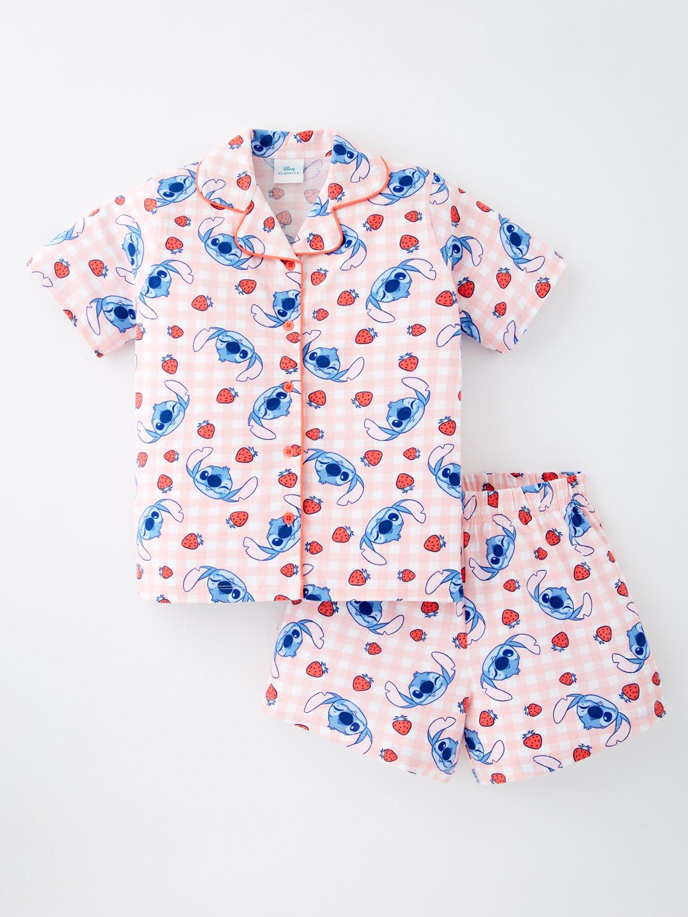 undefined Button Through Shorts Pyjama Set - Pink