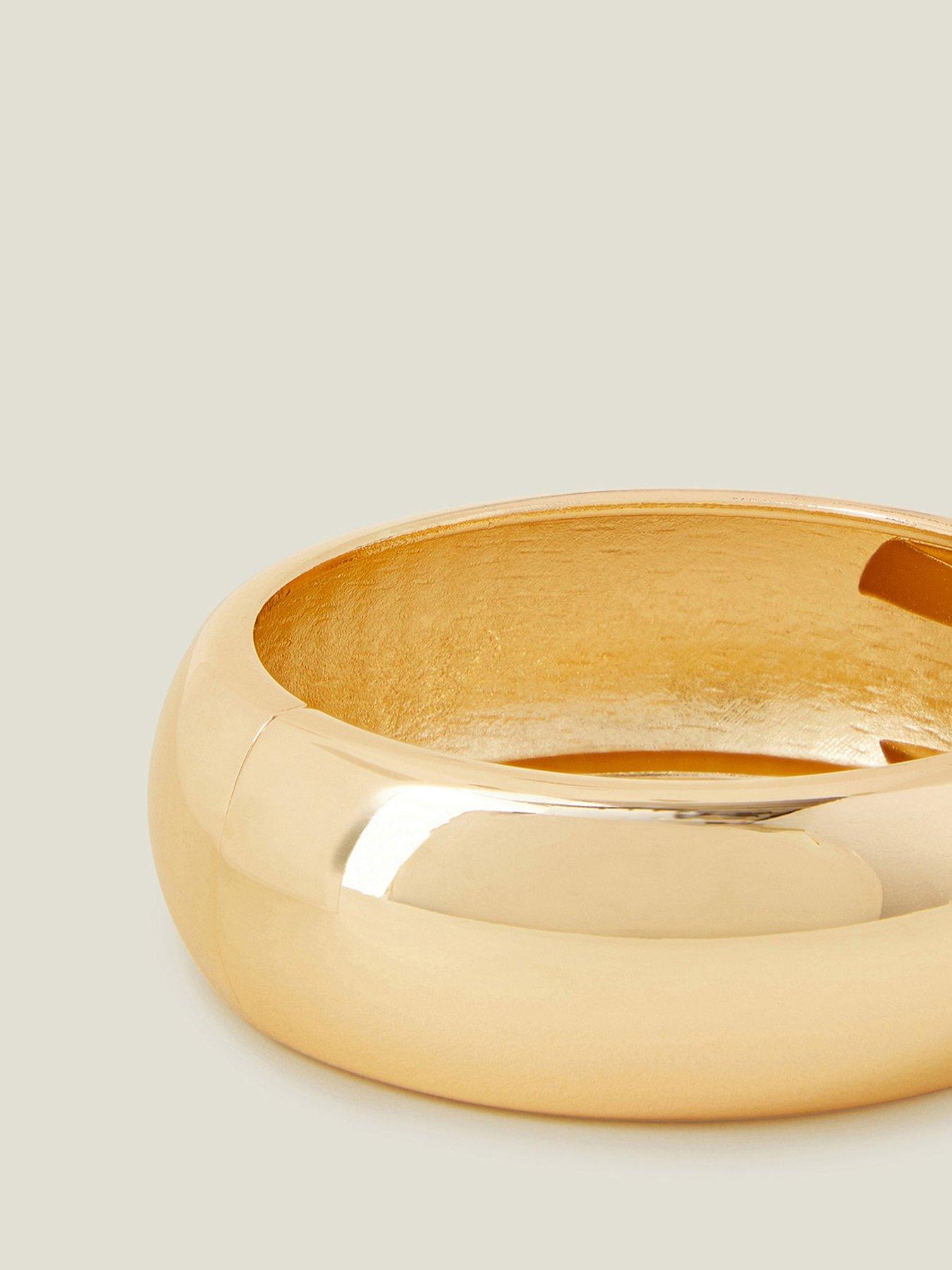 Image 3 of 3 of Accessorize Shiny Chunky Bangle